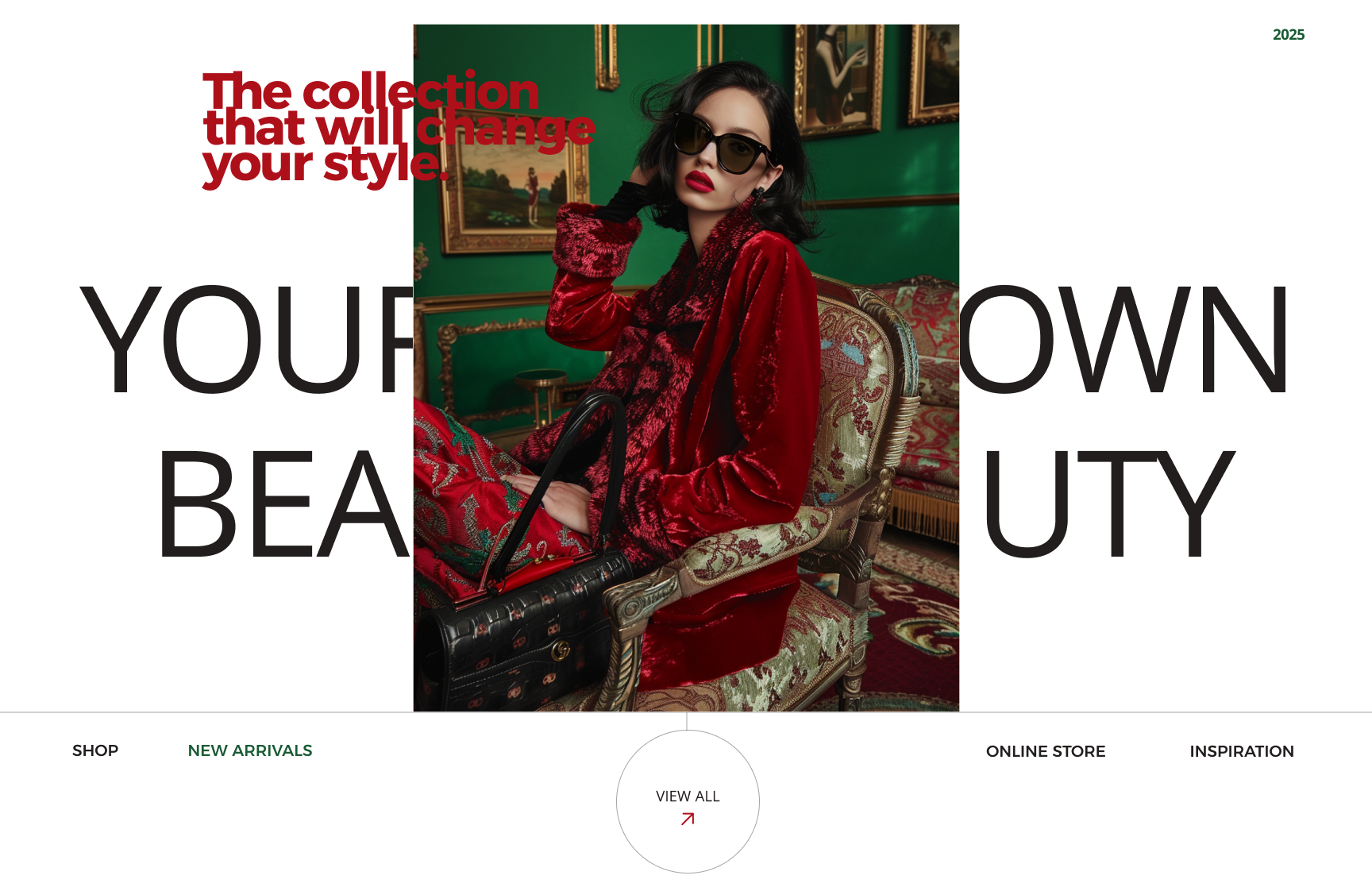 Fashion brand лендинг — Изображение №6 — Интерфейсы, Графика на Dprofile