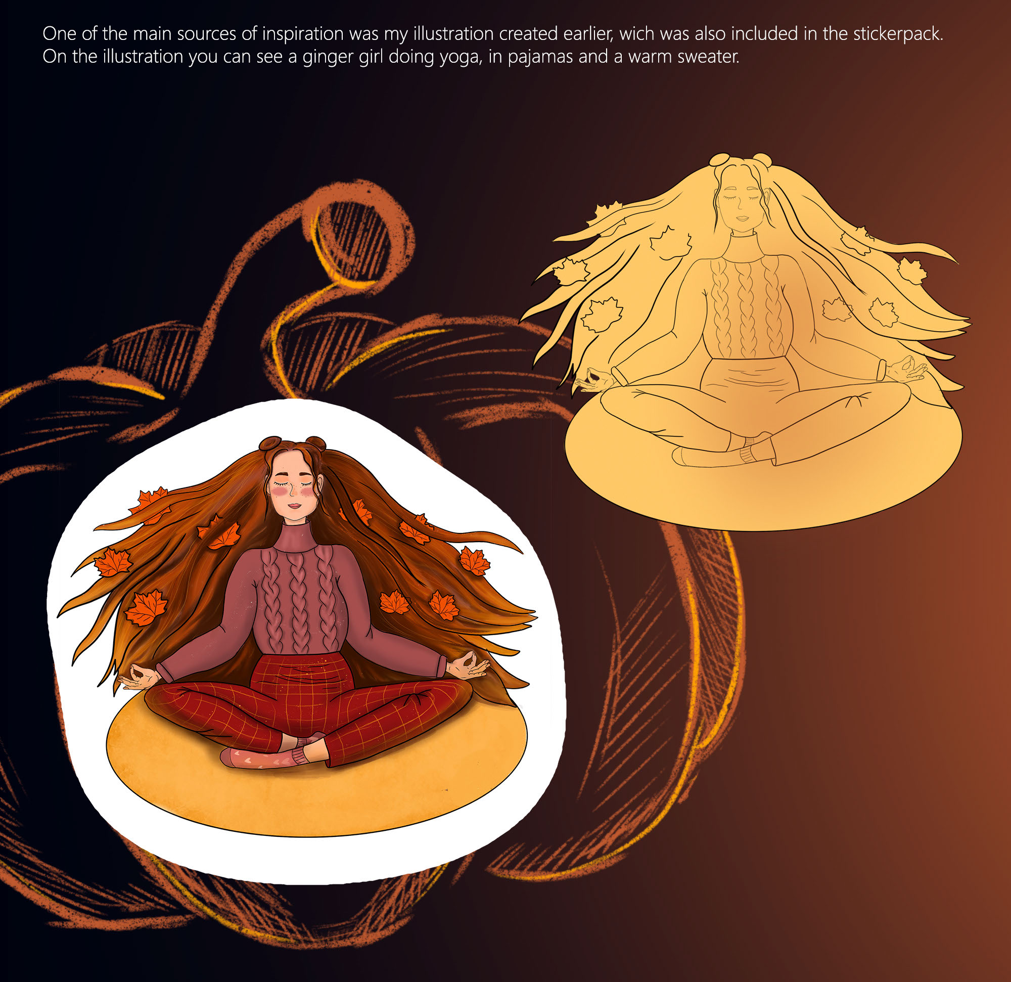 Осенний стикерпак — Изображение №3 — Иллюстрация на Dprofile