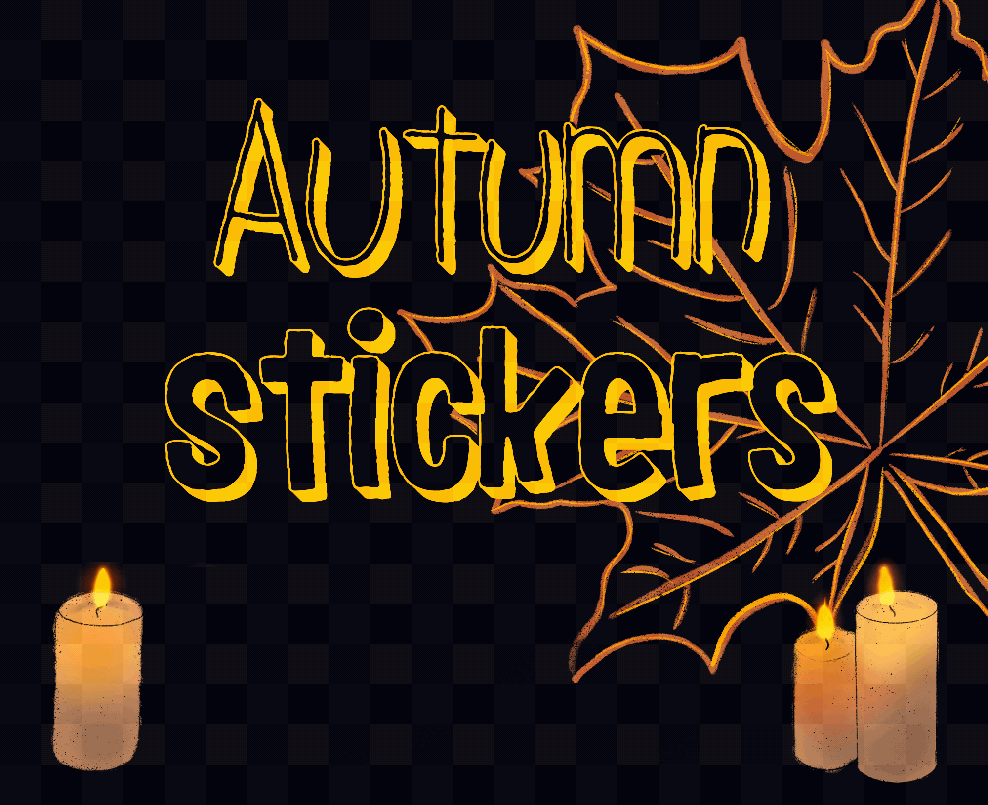 Осенний стикерпак — Изображение №1 — Иллюстрация на Dprofile