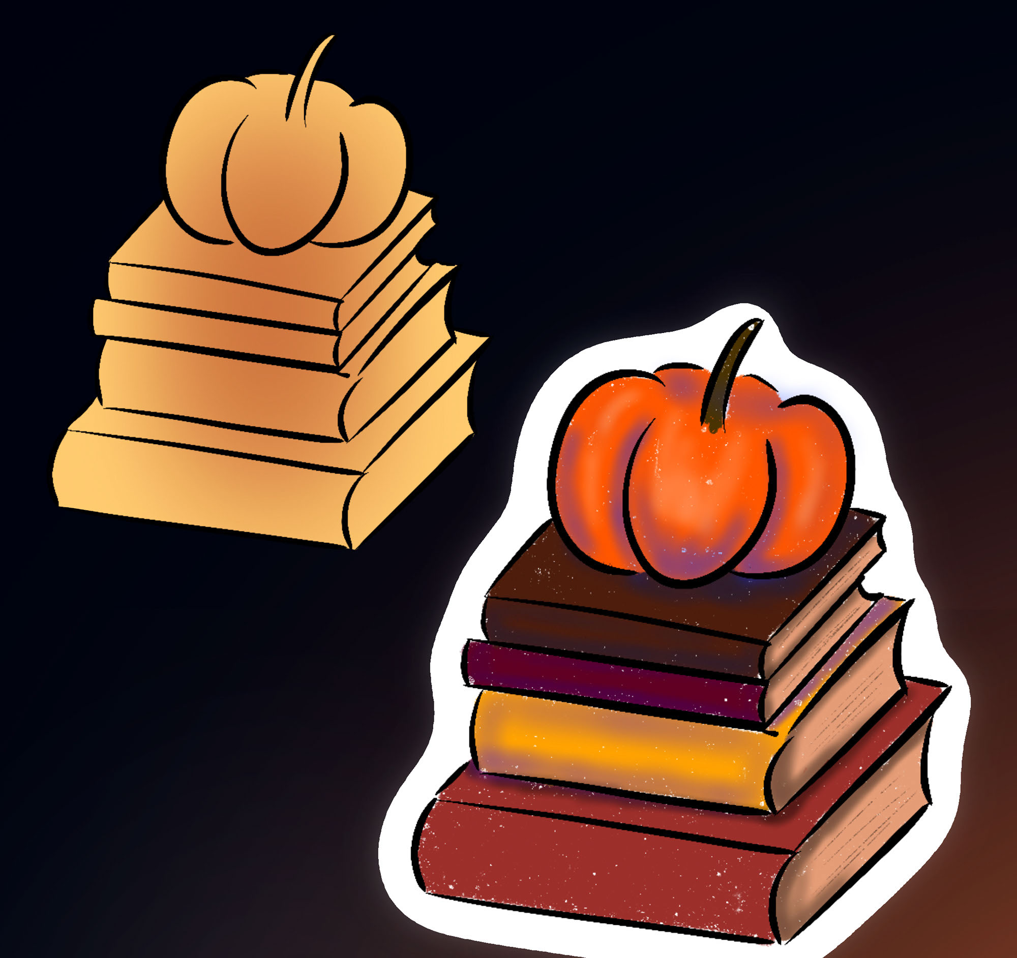 Осенний стикерпак — Изображение №9 — Иллюстрация на Dprofile