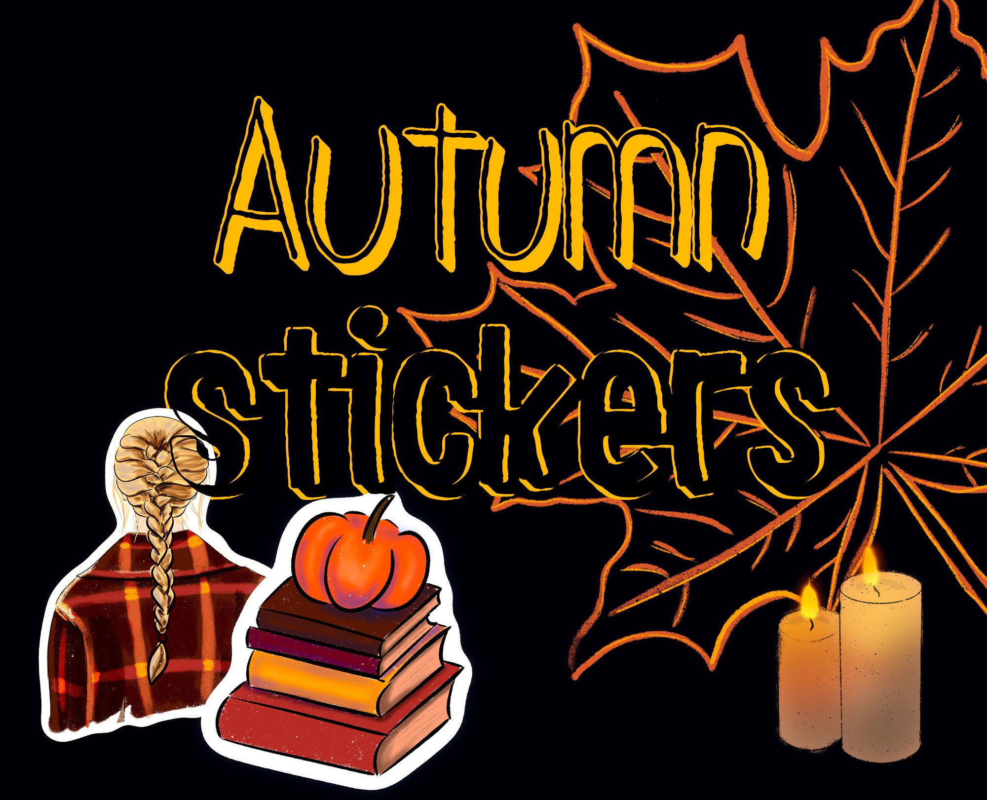 Осенний стикерпак — Иллюстрация на Dprofile