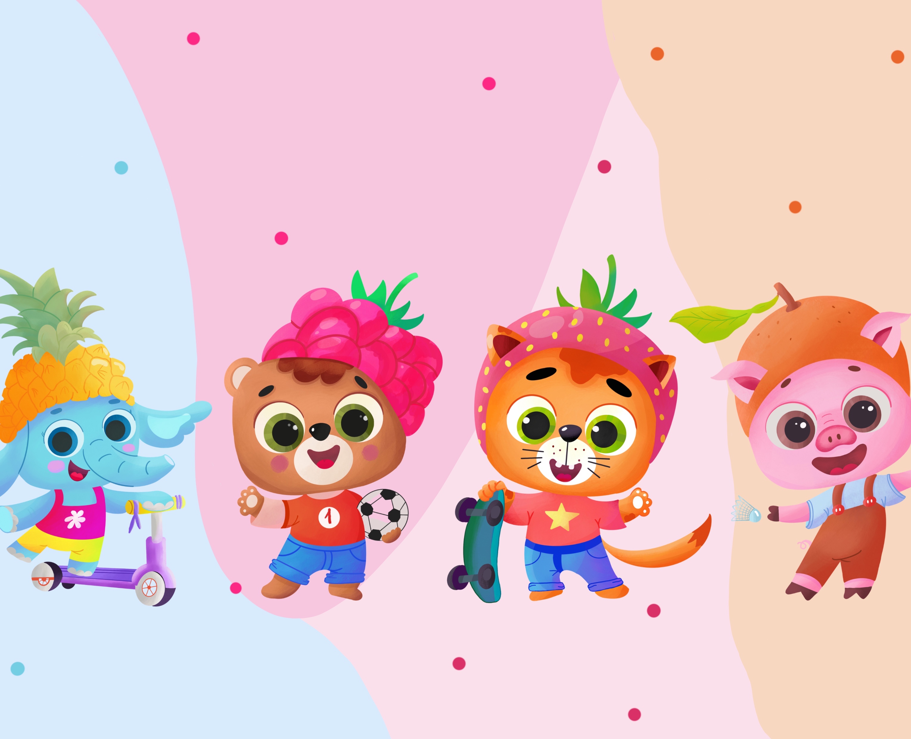 Illustrations for baby milk packaging — Брендинг, Иллюстрация на Dprofile