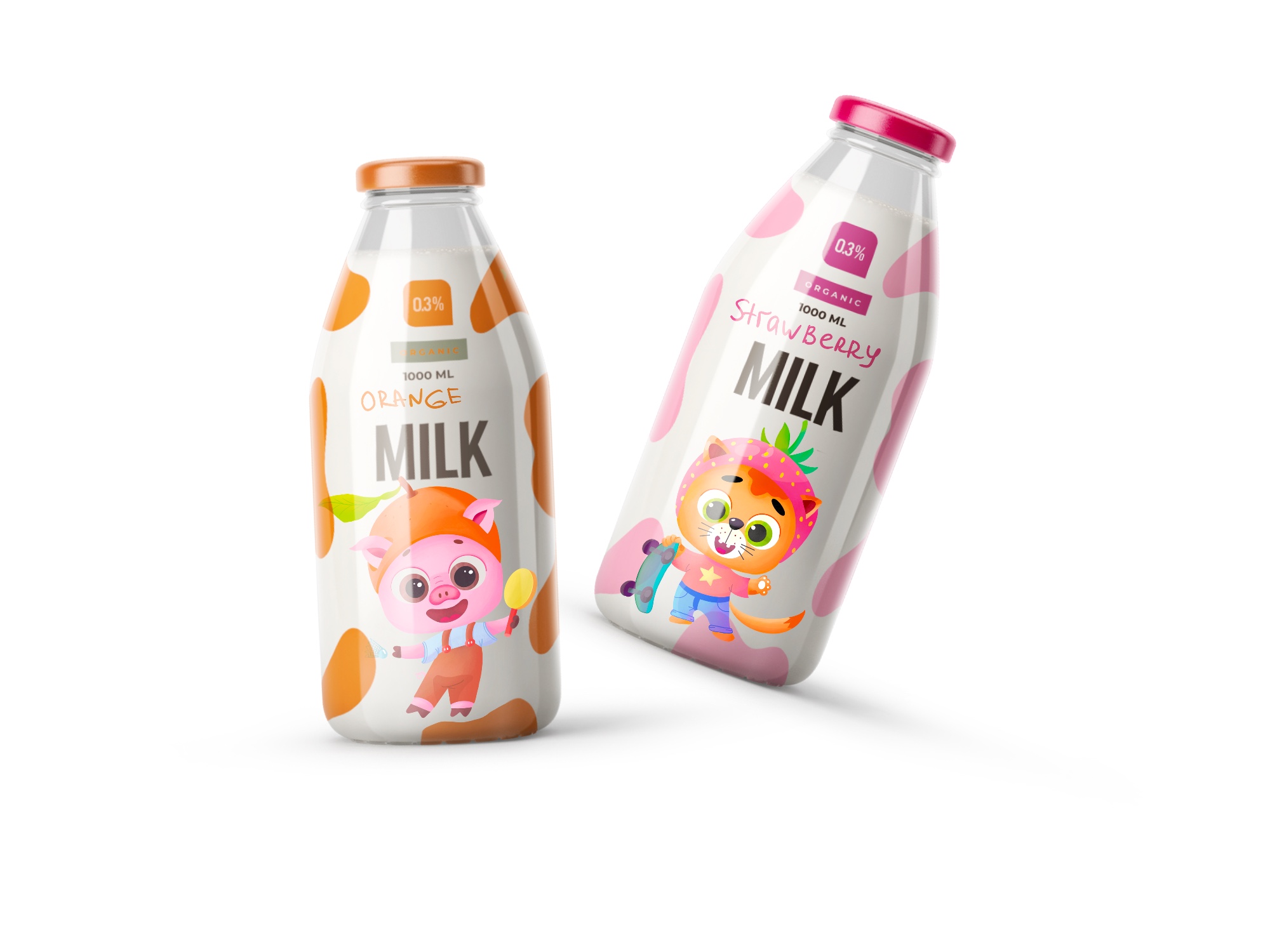 Illustrations for baby milk packaging — Изображение №6 — Брендинг, Иллюстрация на Dprofile