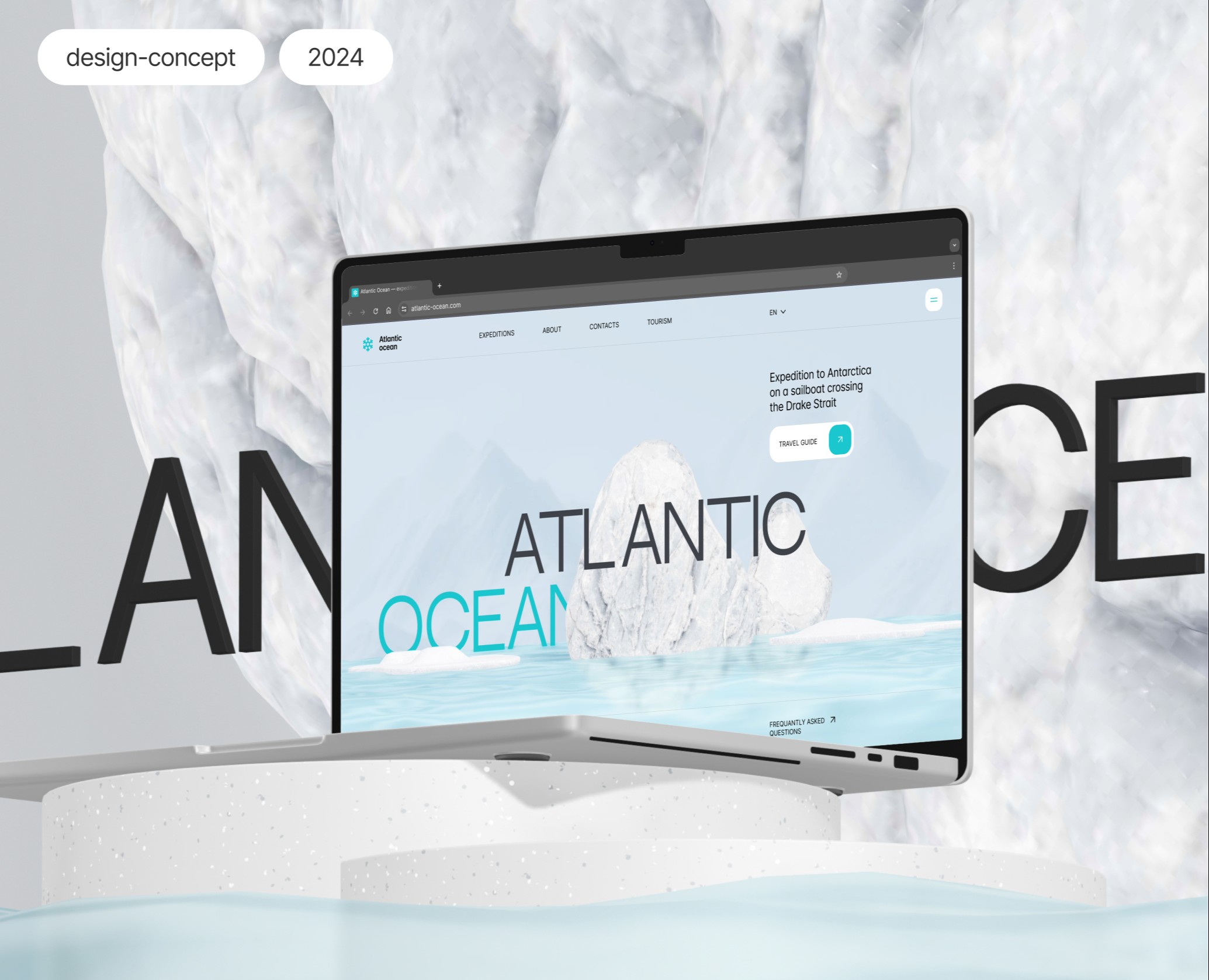 Дизайн-концепт | Atlantic Ocean — Интерфейсы, Анимация на Dprofile