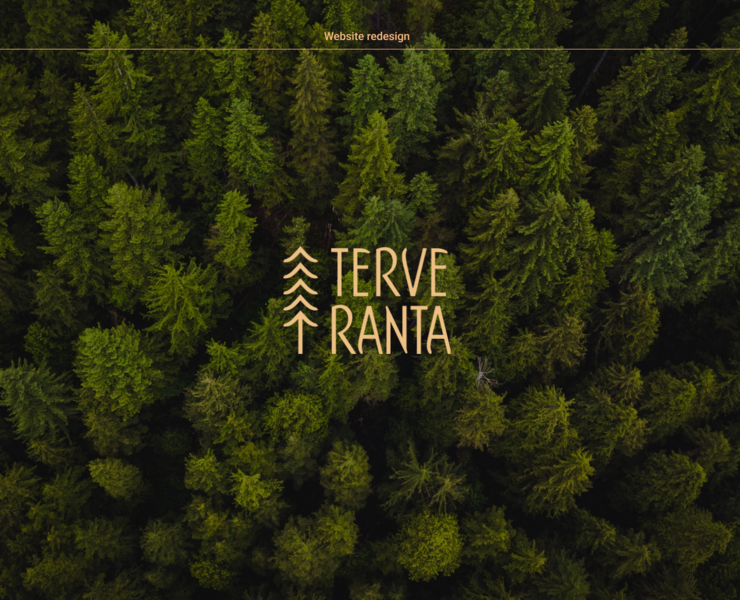 Terve Ranta hospitality tourism website redesign на Dprofile