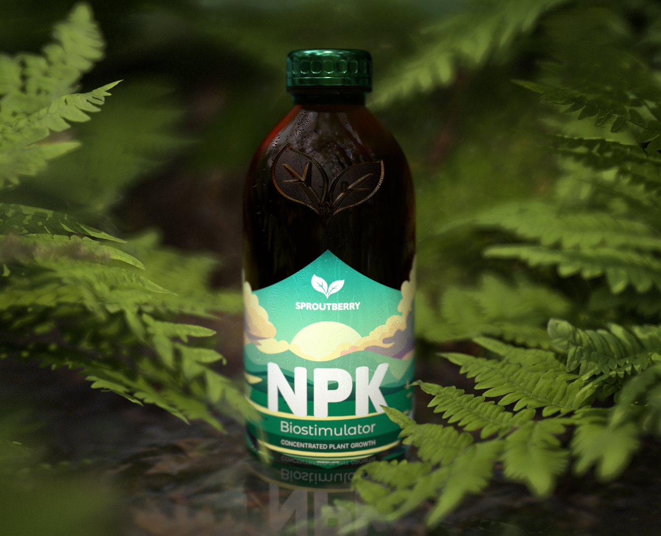 Удобрение NPK — Брендинг, 3D на Dprofile