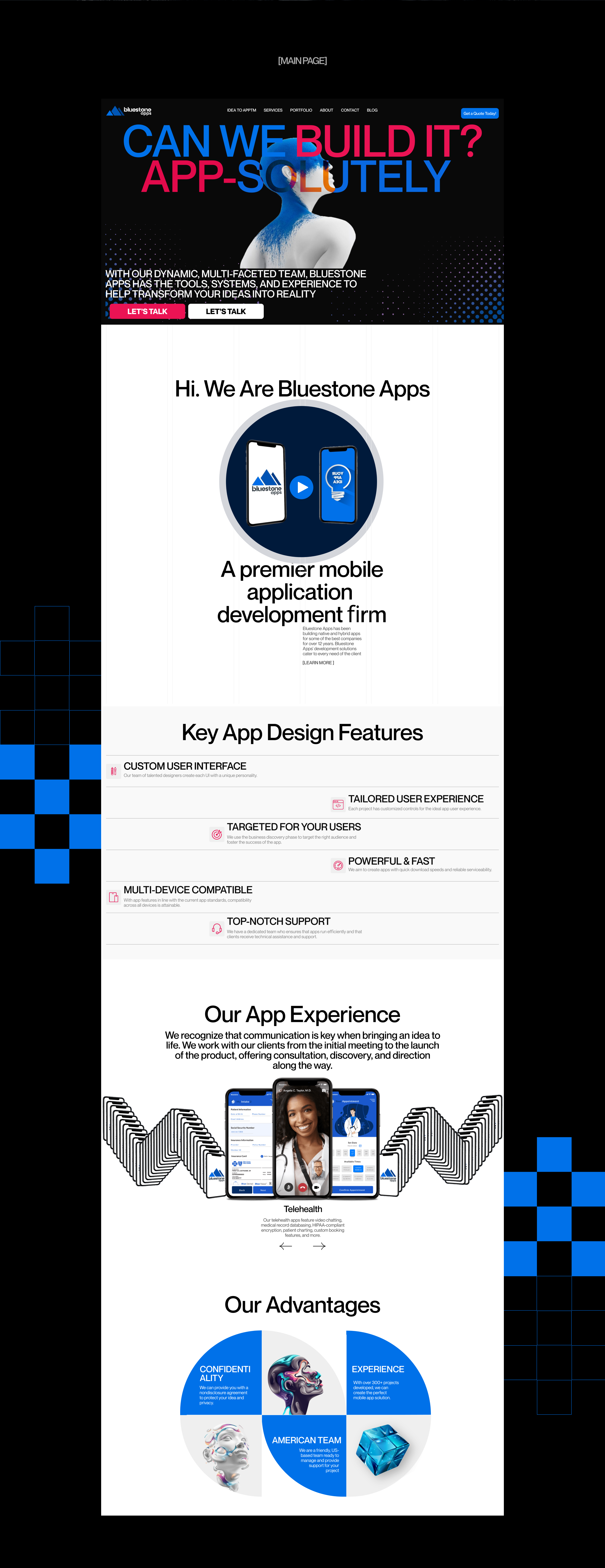 Bluestone Apps / Corporate website — Изображение №4 — Интерфейсы на Dprofile