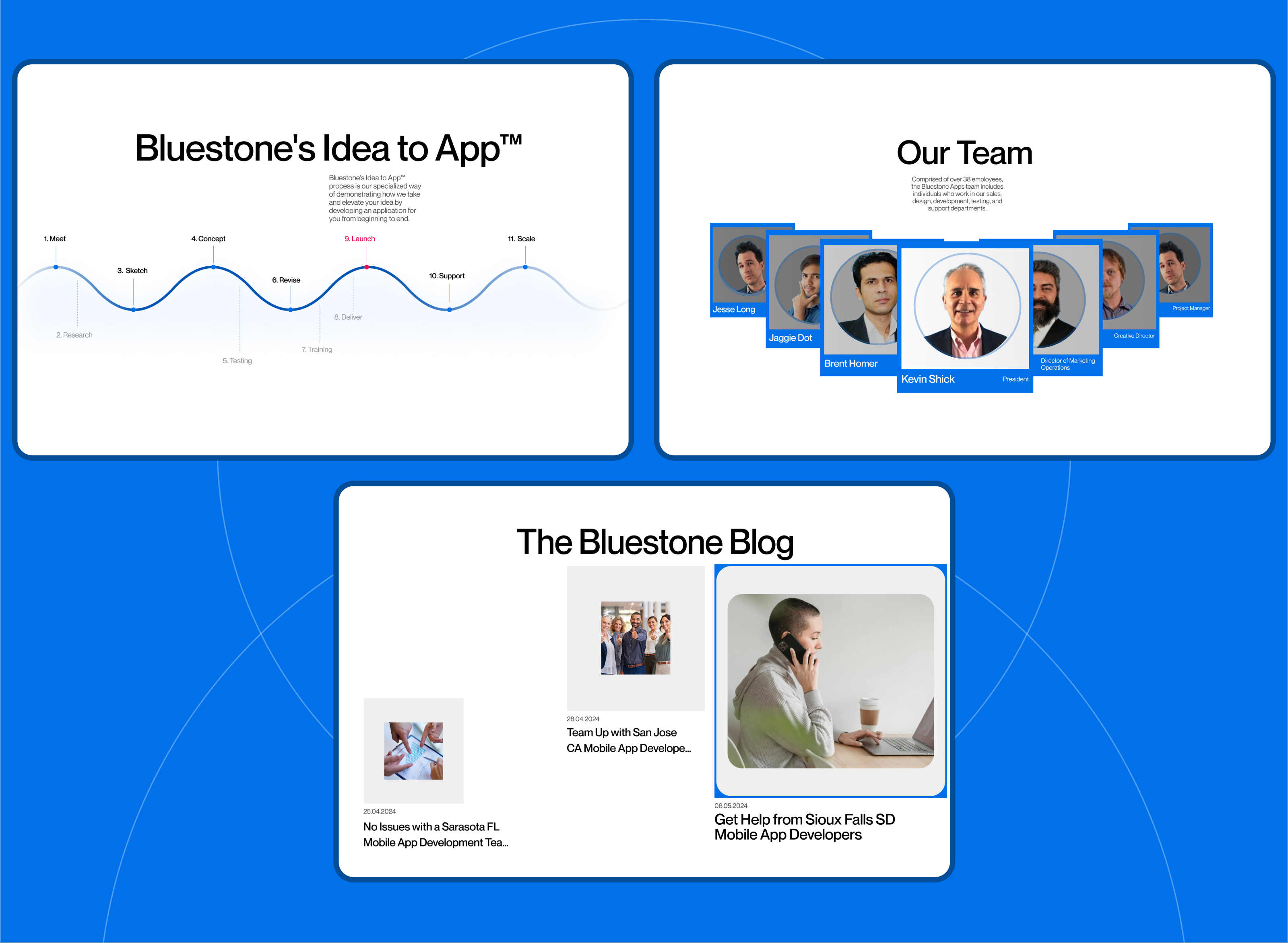 Bluestone Apps / Corporate website — Изображение №6 — Интерфейсы на Dprofile