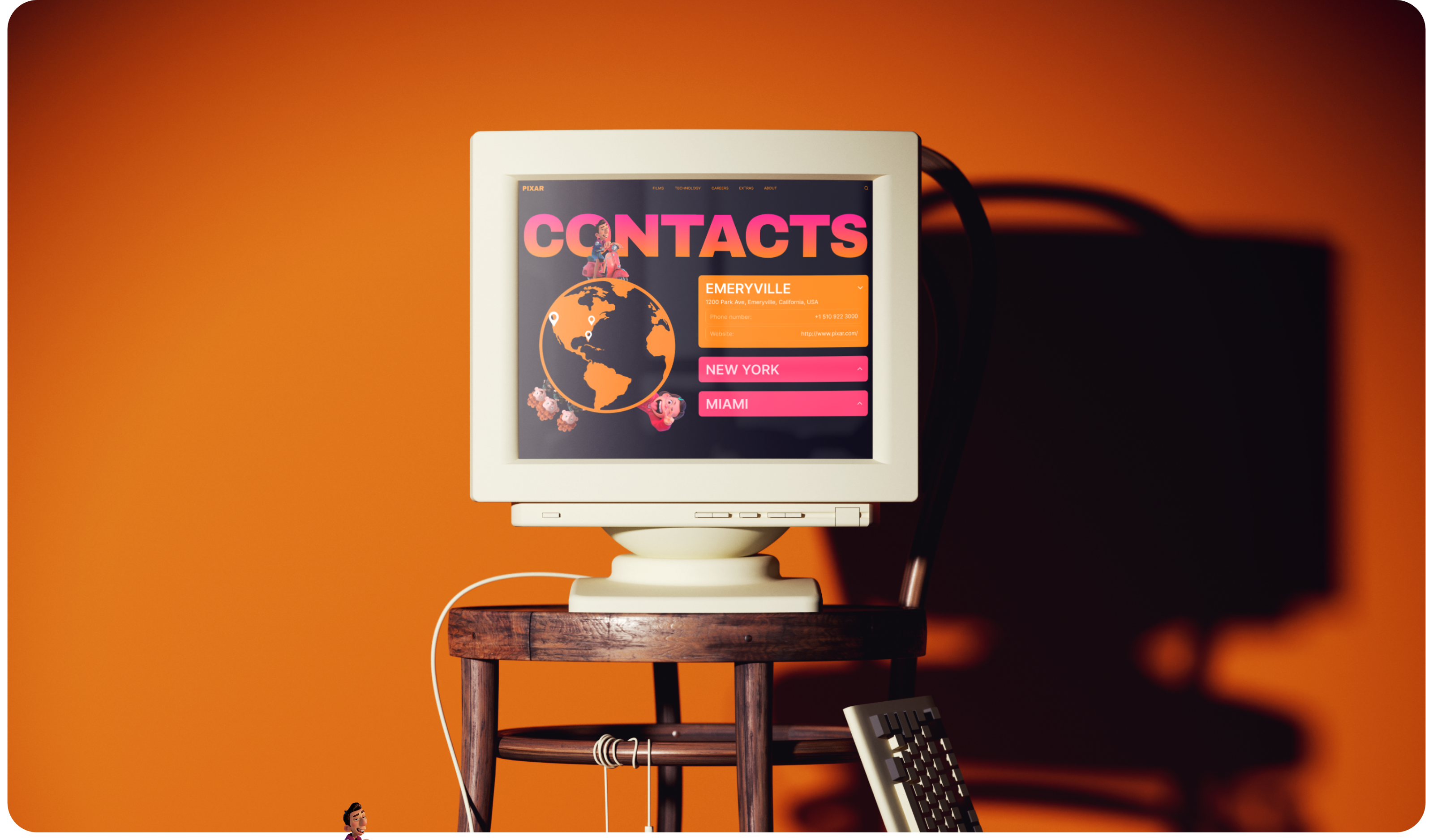 PIXAR | Corporate website — Изображение №14 — Интерфейсы на Dprofile