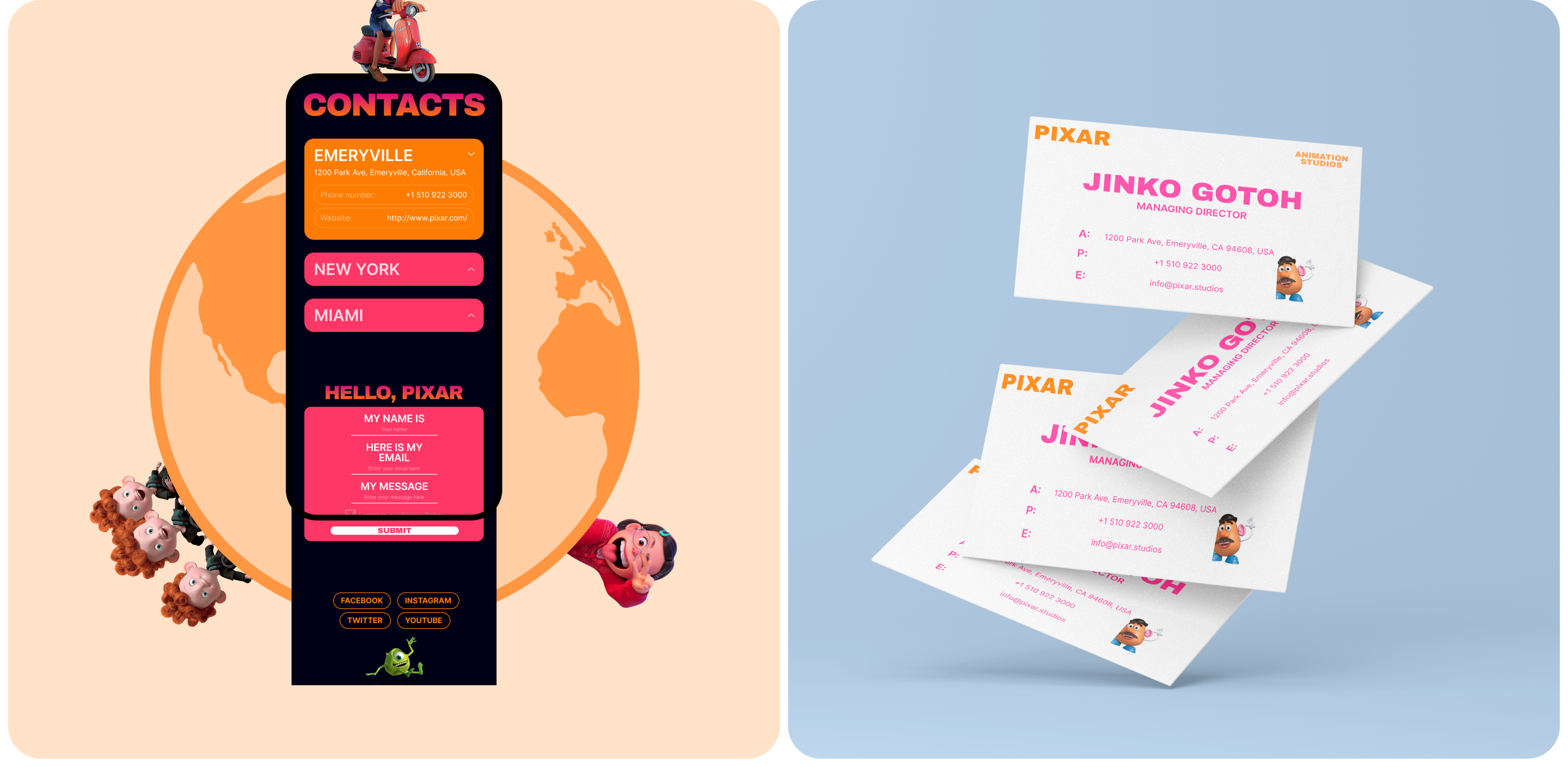 PIXAR | Corporate website — Изображение №15 — Интерфейсы на Dprofile