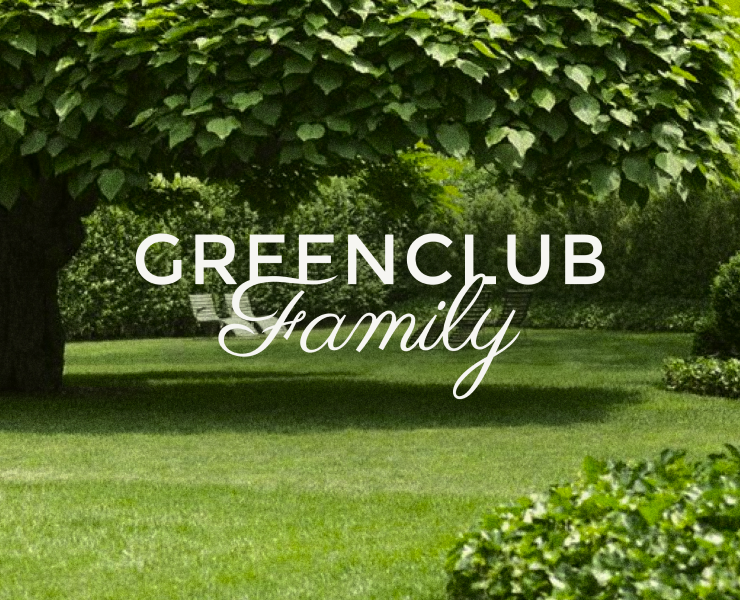 Digital identity for cottage club GREENCLUB FAMILY — Брендинг, Маркетинг на Dprofile