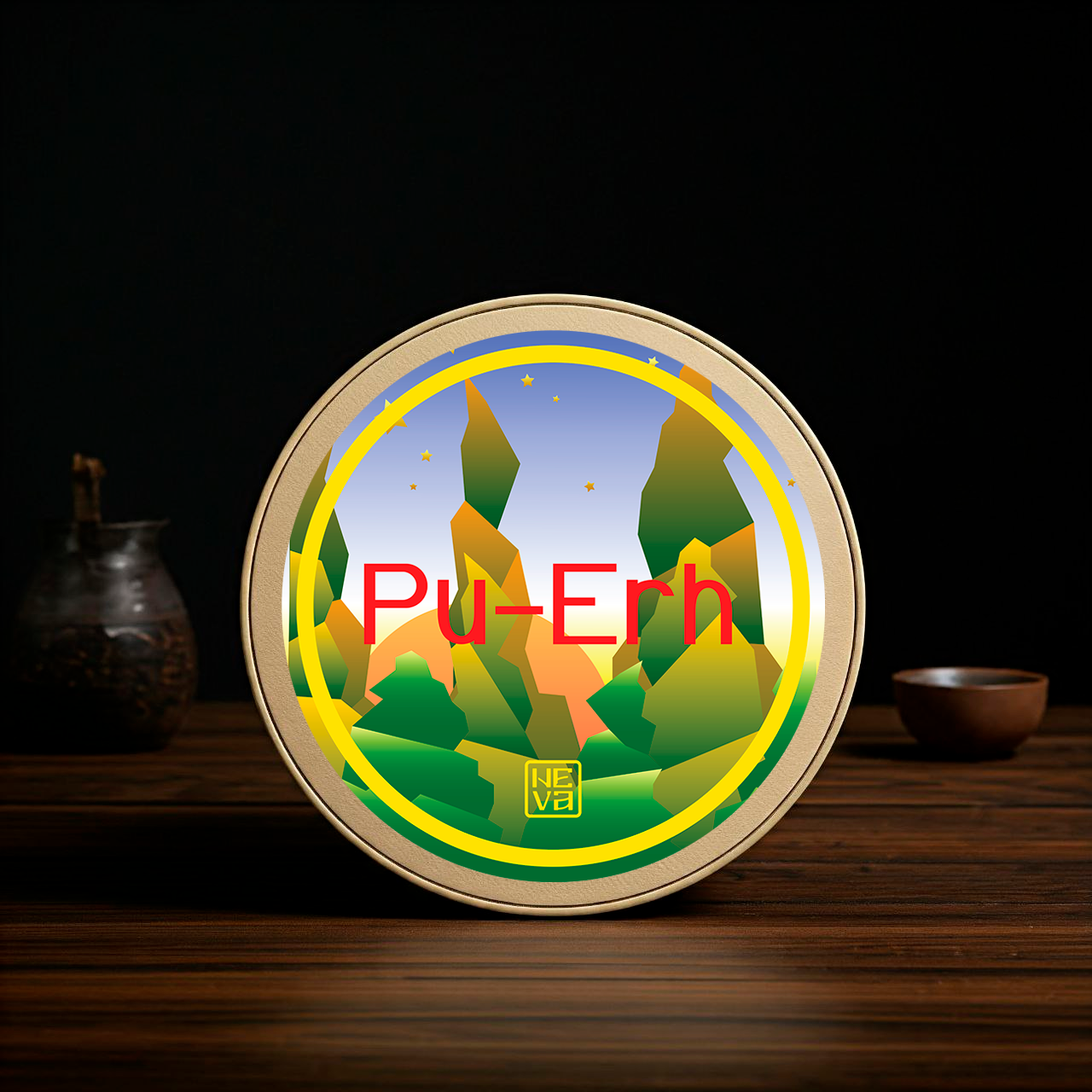 Le Puerh Mounts de Yunnan en aube — Изображение №1 — Иллюстрация, Графика на Dprofile