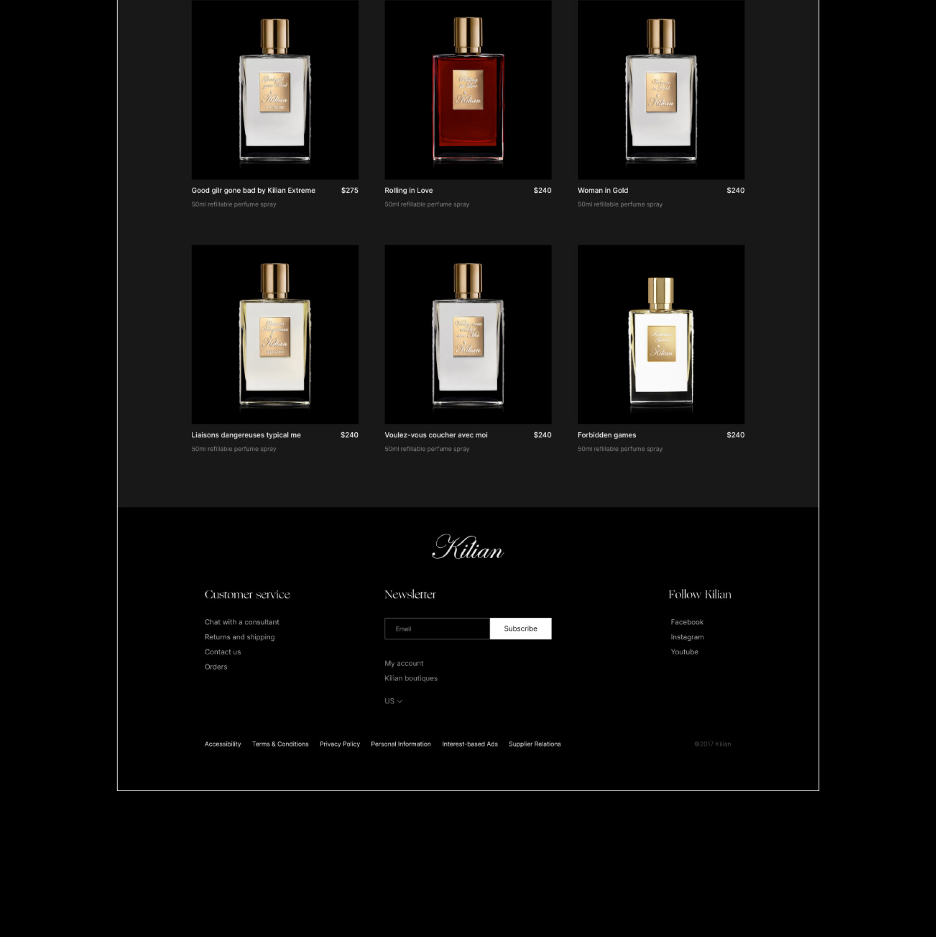 byKilian online store — Изображение №21 — Интерфейсы на Dprofile