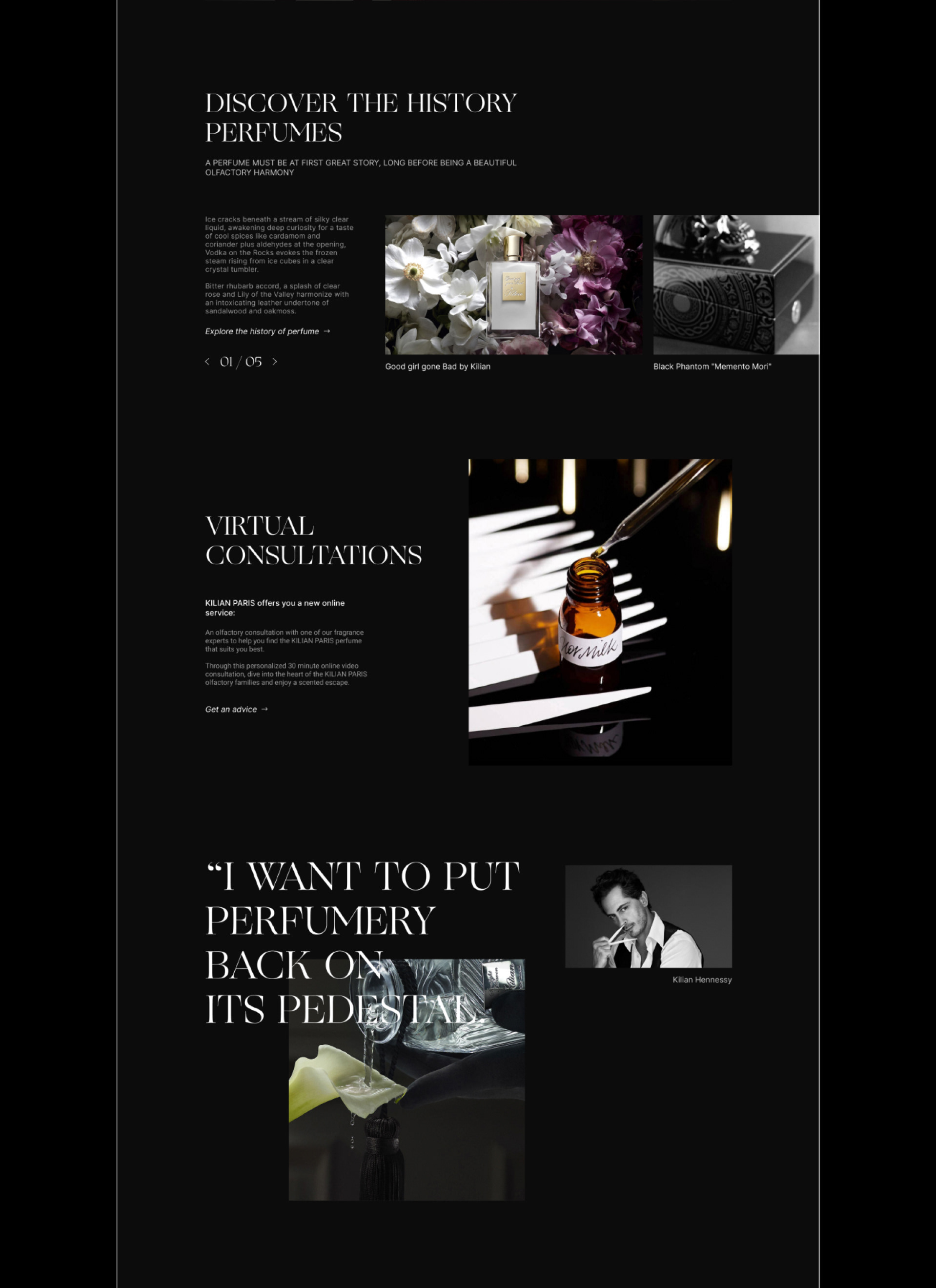 byKilian online store — Изображение №7 — Интерфейсы на Dprofile