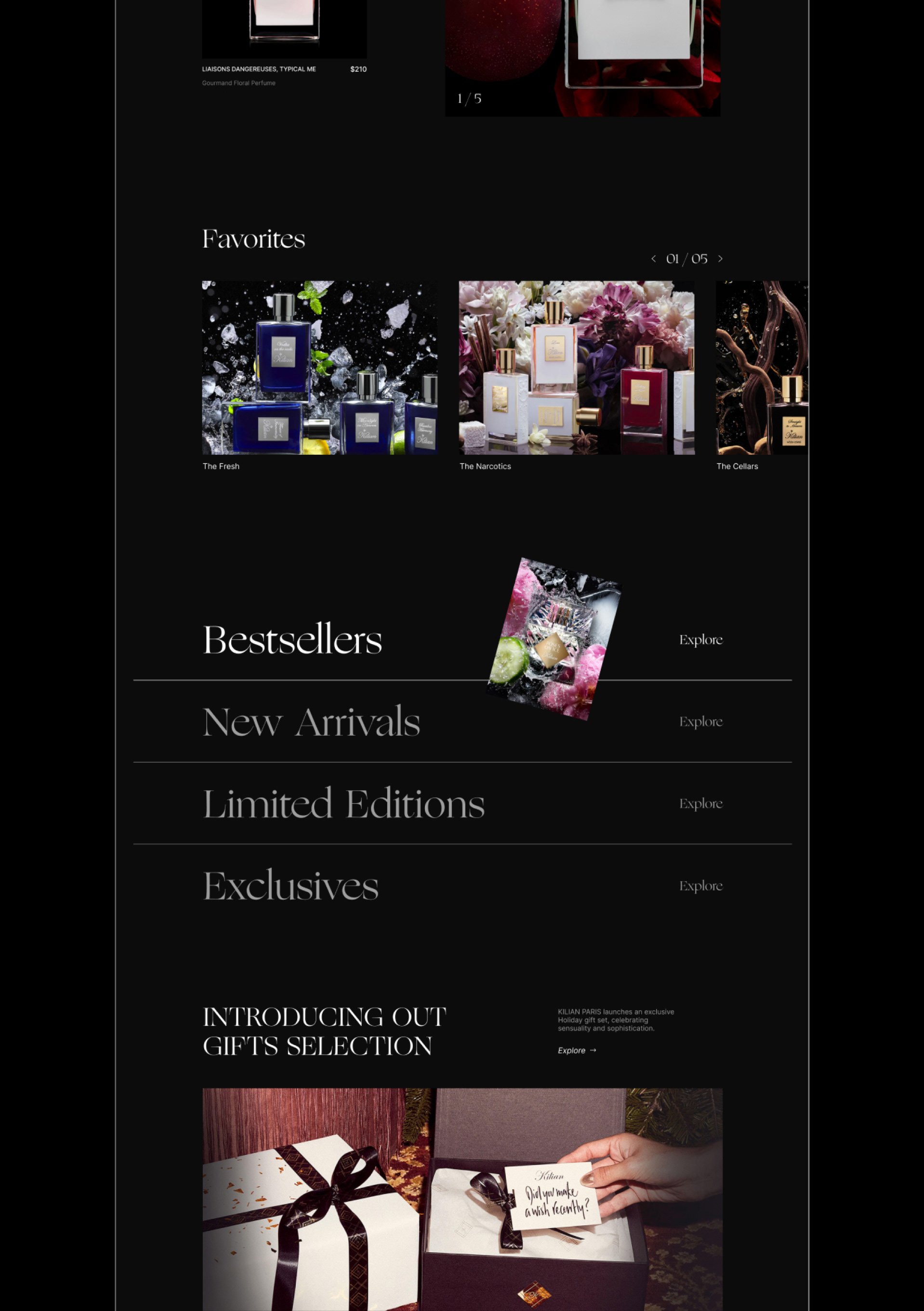 byKilian online store — Изображение №6 — Интерфейсы на Dprofile