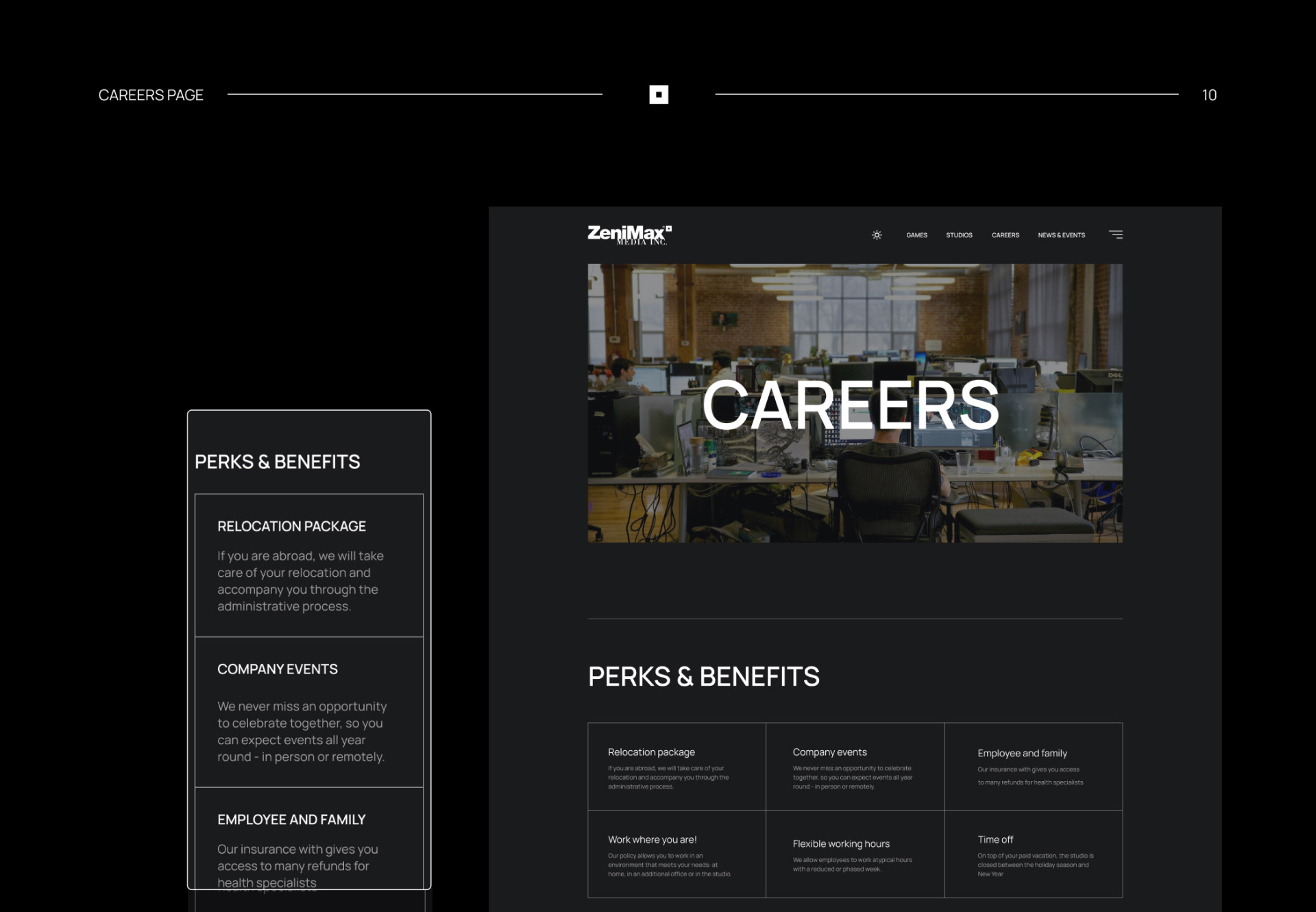 ZenimaxMedia Corporate Website — Изображение №30 — Интерфейсы на Dprofile