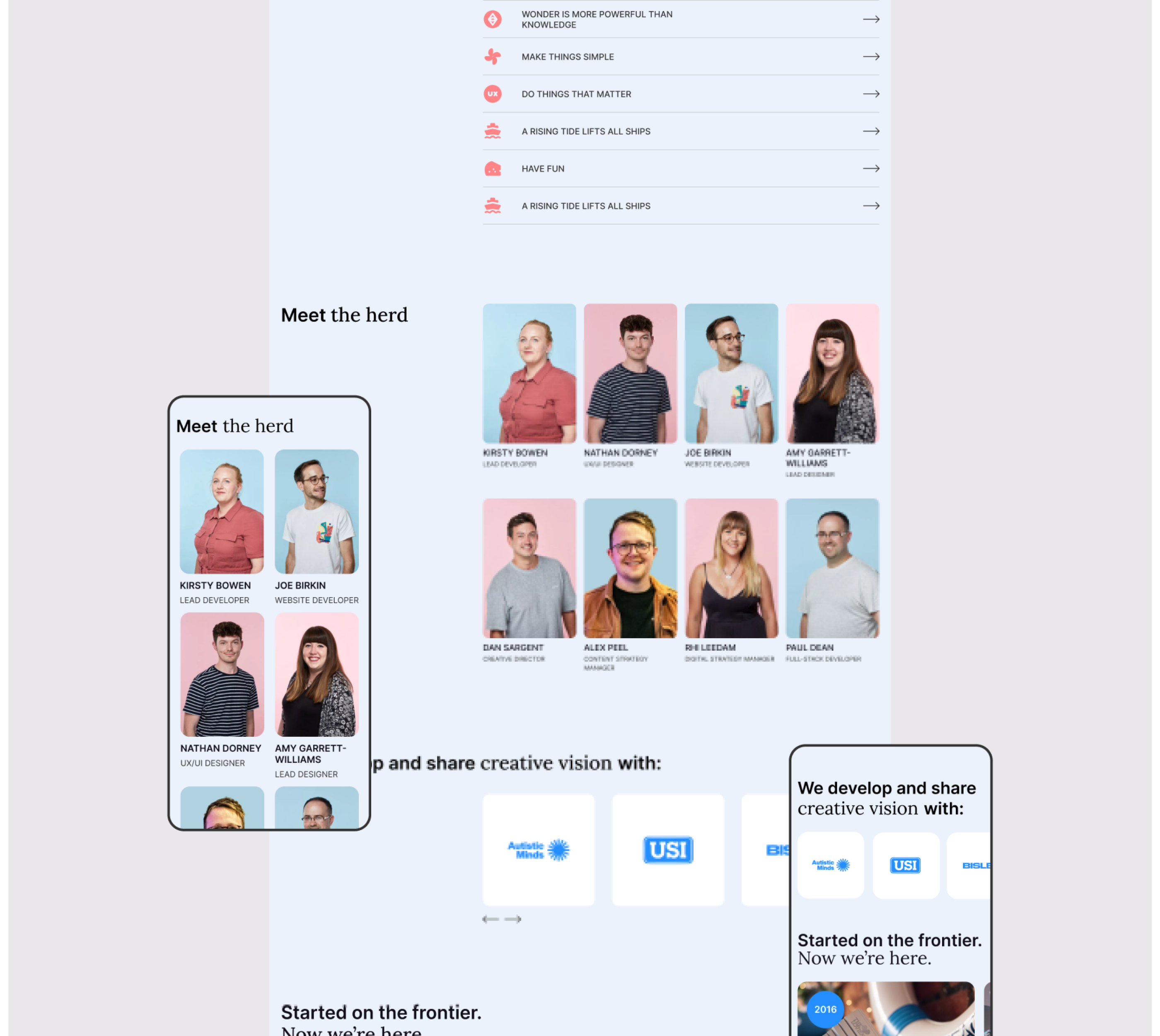 BLUESTAG - studio identity & website. Redesign concept — Изображение №15 — Брендинг, Интерфейсы на Dprofile
