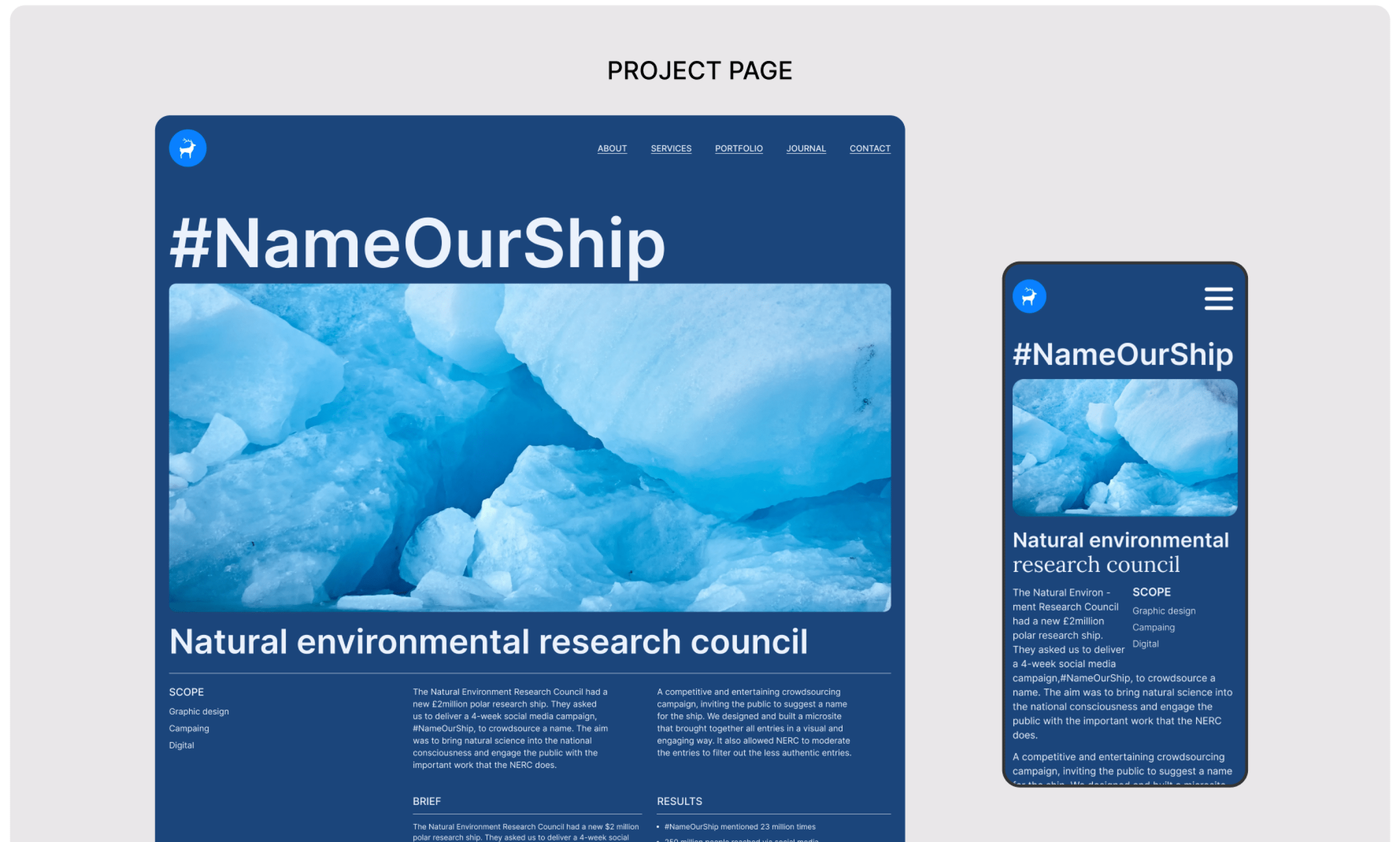 BLUESTAG - studio identity & website. Redesign concept — Изображение №7 — Брендинг, Интерфейсы на Dprofile