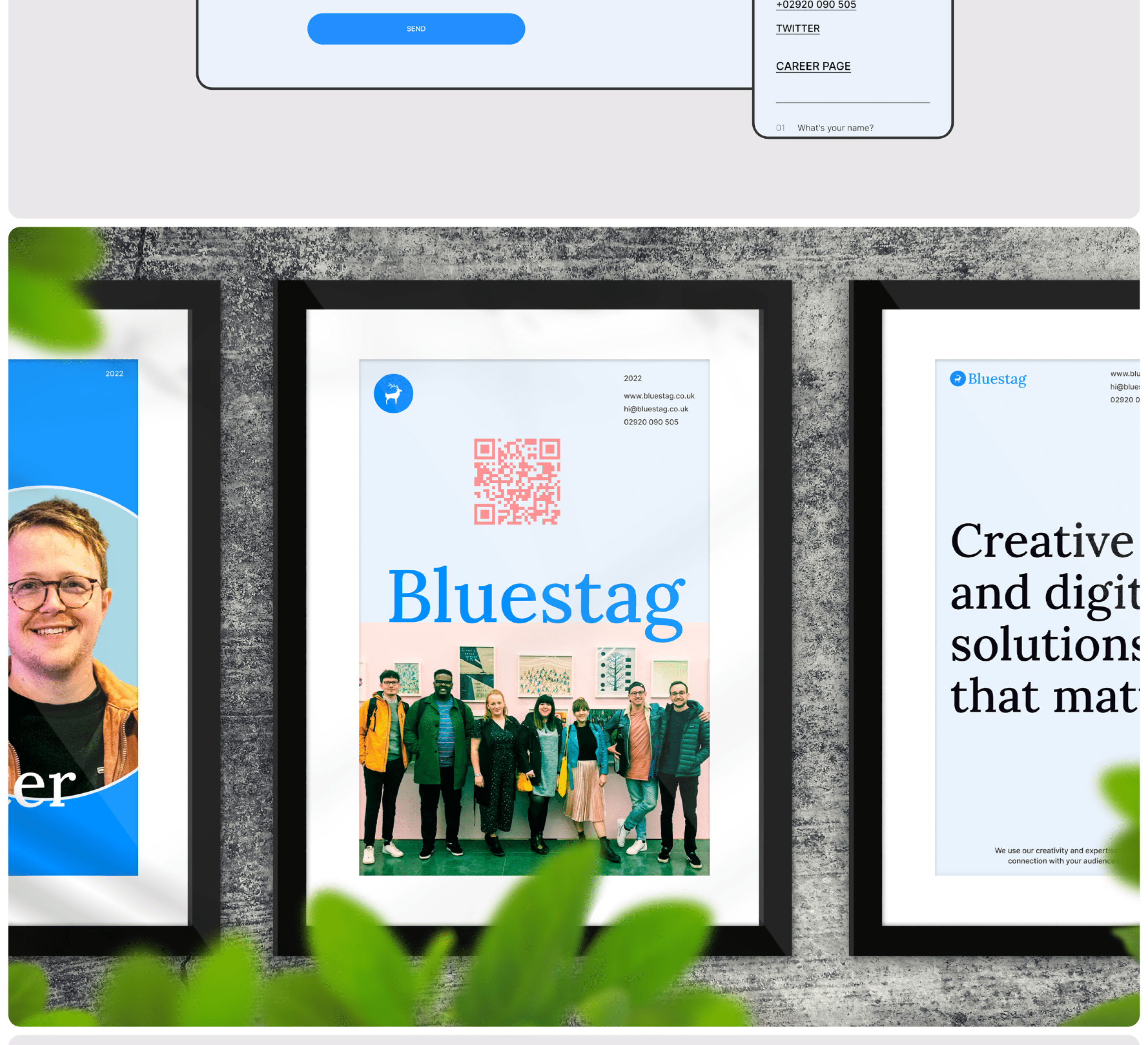 BLUESTAG - studio identity & website. Redesign concept — Изображение №13 — Брендинг, Интерфейсы на Dprofile