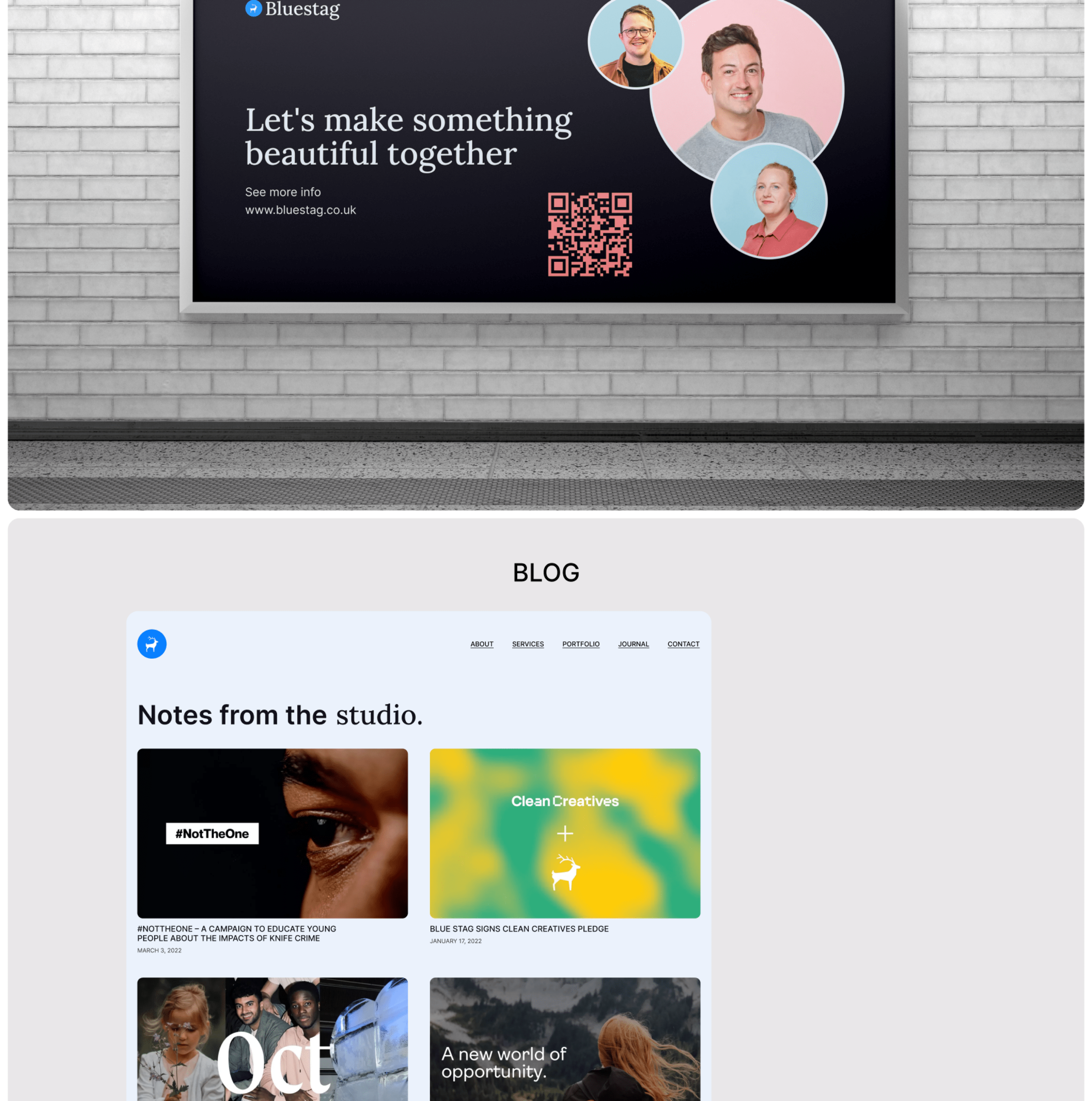 BLUESTAG - studio identity & website. Redesign concept — Изображение №17 — Брендинг, Интерфейсы на Dprofile