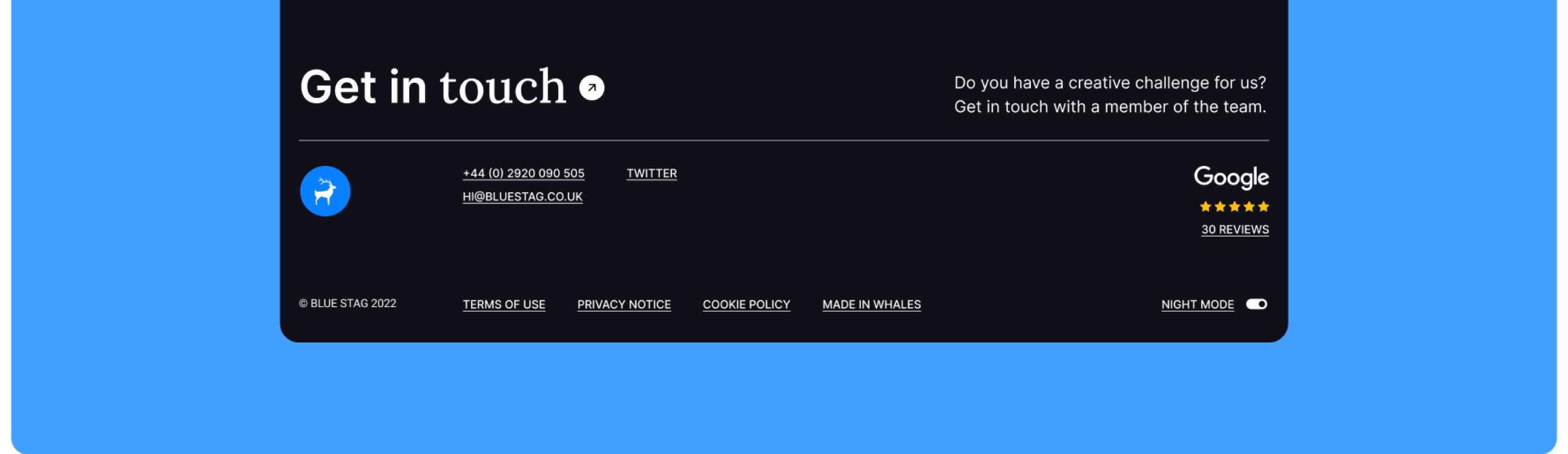 BLUESTAG - studio identity & website. Redesign concept — Изображение №4 — Брендинг, Интерфейсы на Dprofile