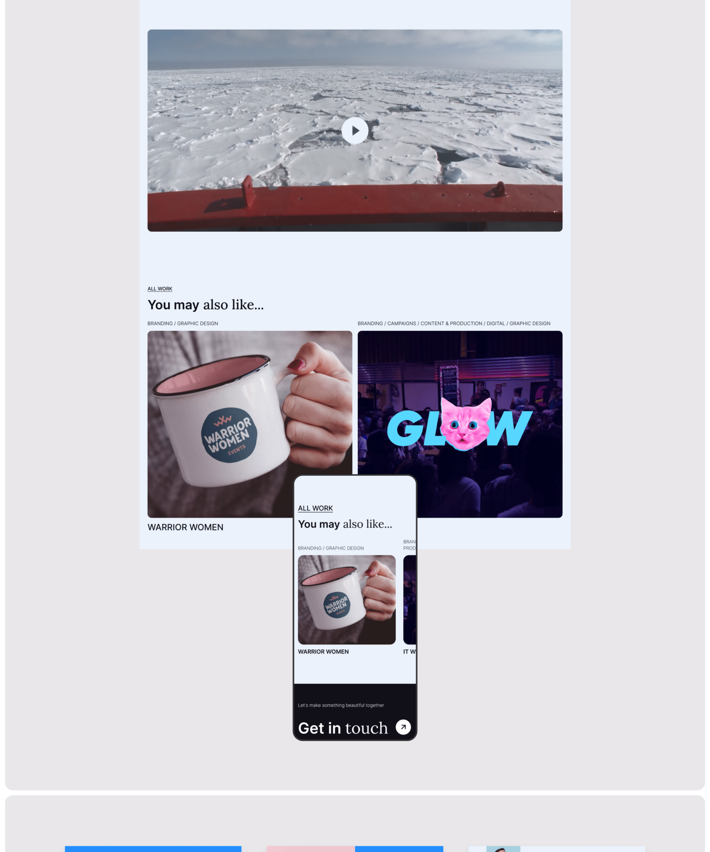 BLUESTAG - studio identity & website. Redesign concept — Изображение №10 — Брендинг, Интерфейсы на Dprofile