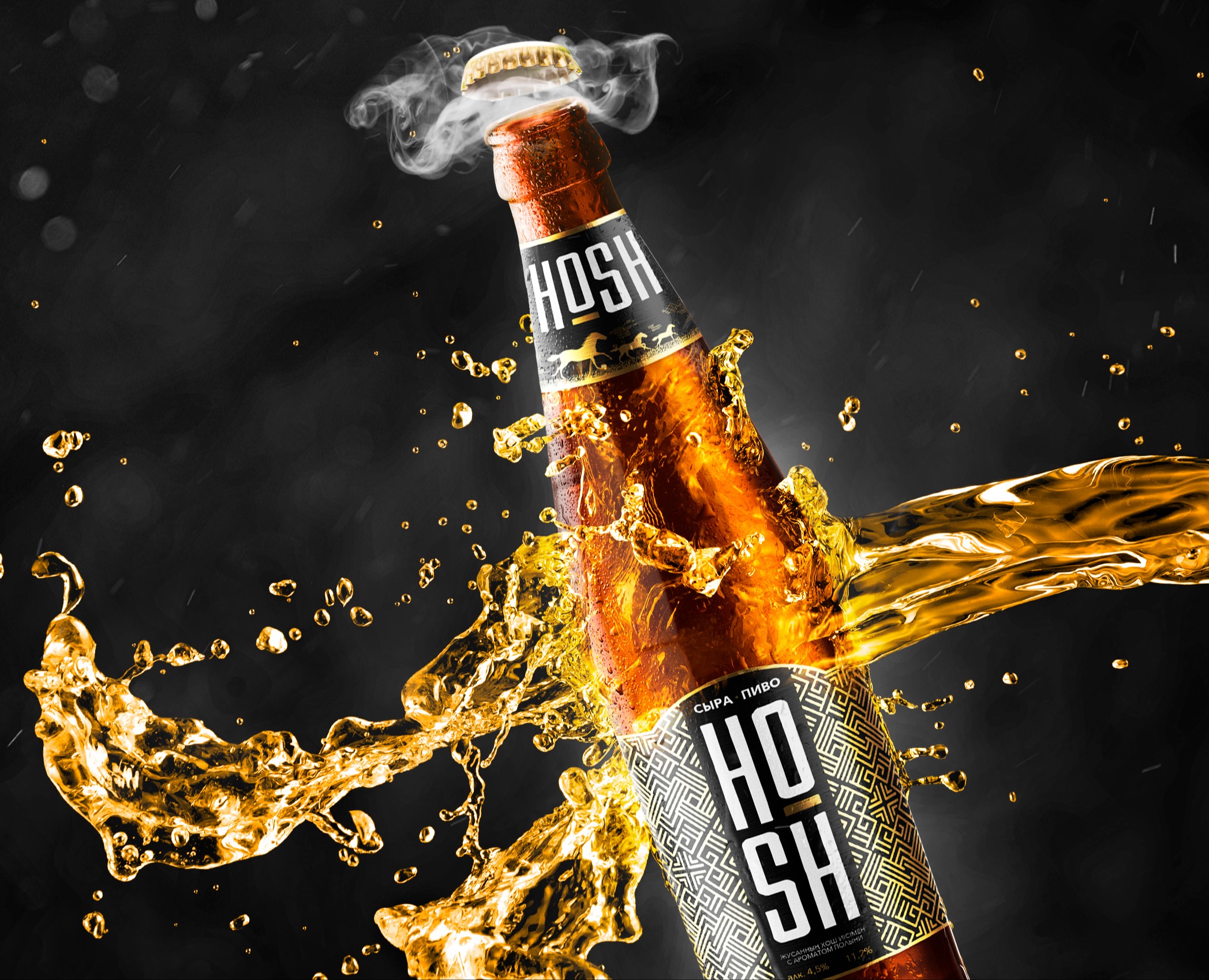 «HOSH» Kazakh Craft Beer | Packaging Design — Брендинг на Dprofile