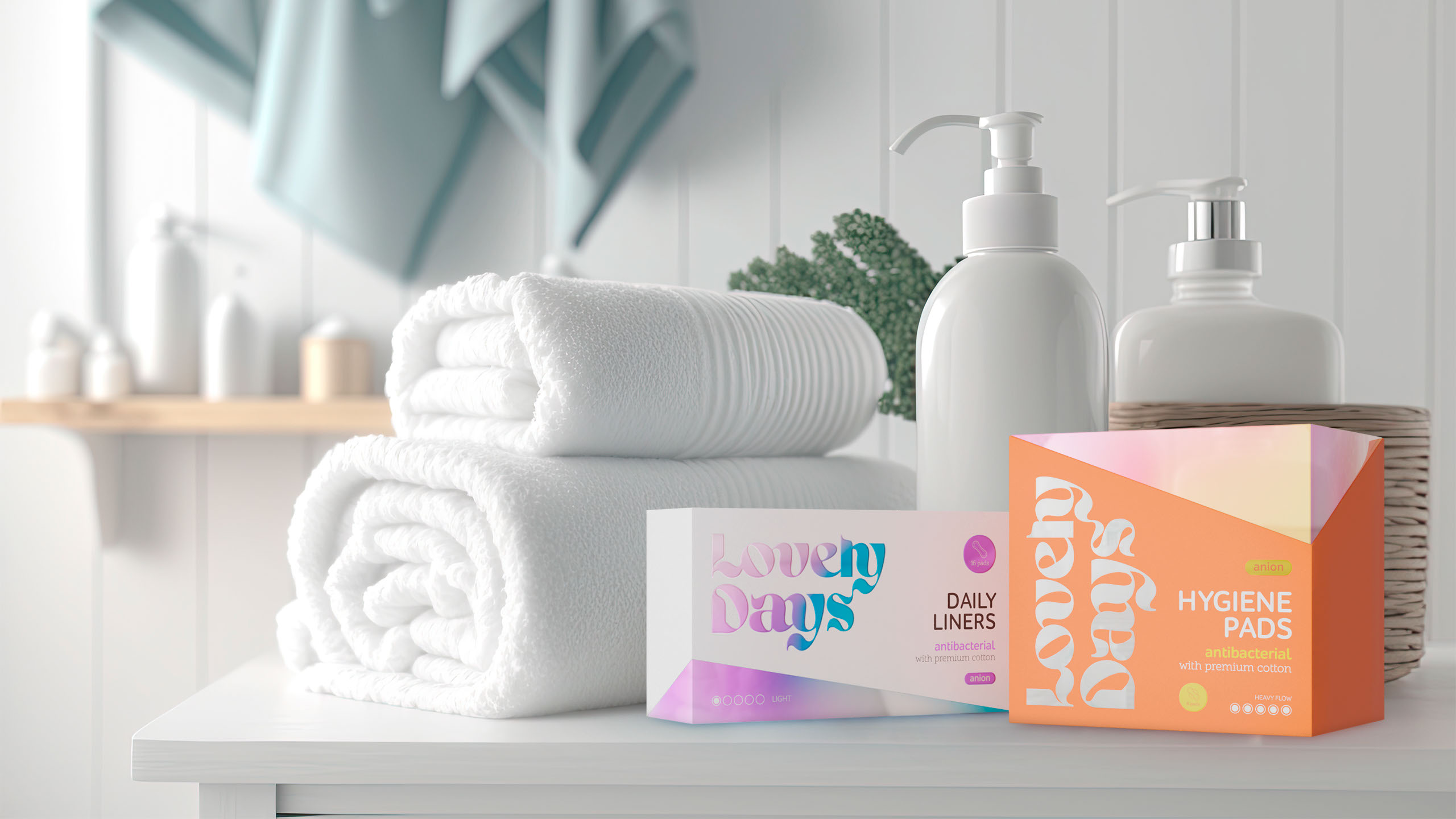 «Lovely Days» Hygienic Pads | Packaging Design — Изображение №5 — Брендинг на Dprofile