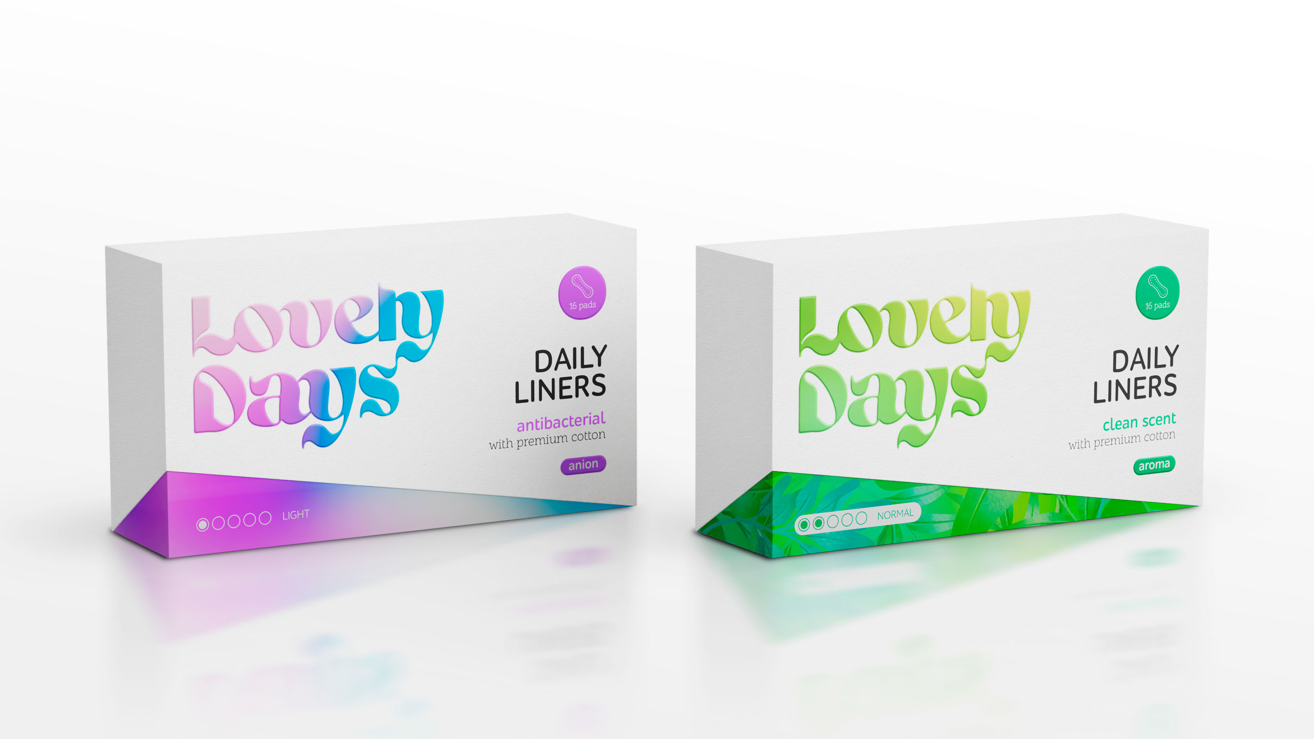 «Lovely Days» Hygienic Pads | Packaging Design — Изображение №9 — Брендинг на Dprofile