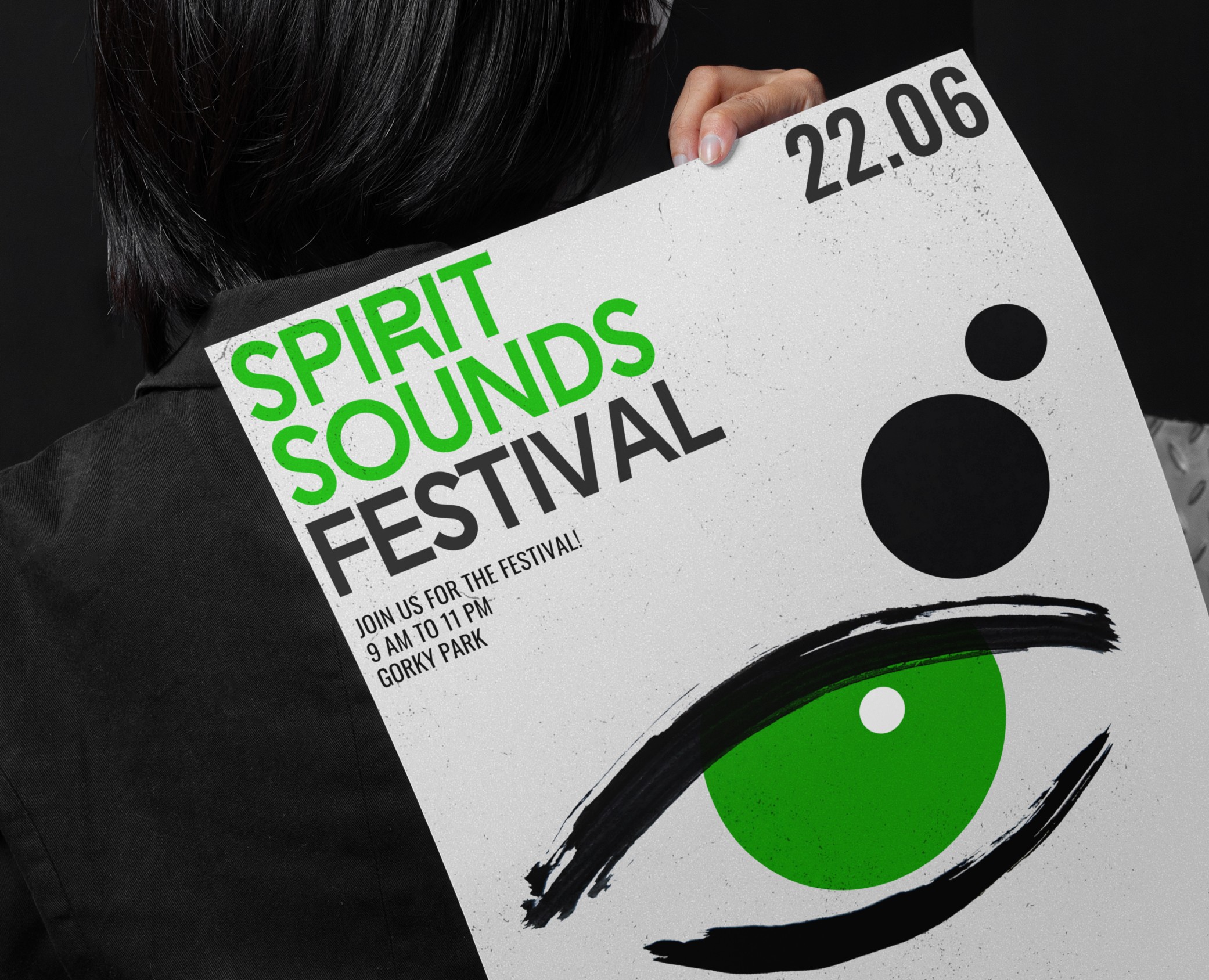 Фестиваль SPIRIT SOUNDS: афиша и визуальная концепция — Брендинг, Графика на Dprofile