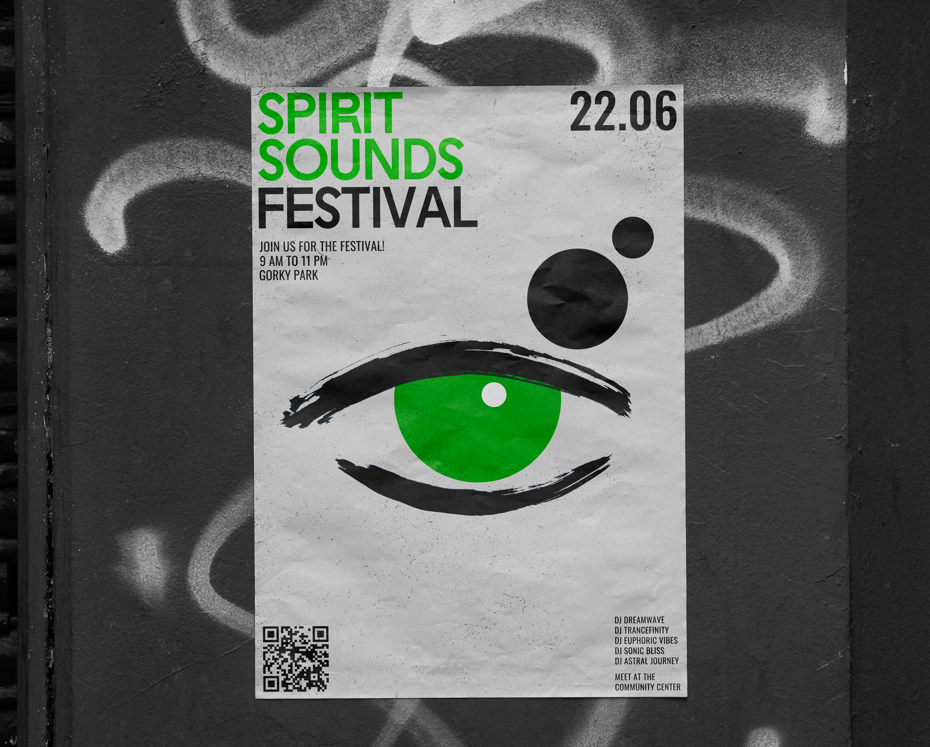 Фестиваль SPIRIT SOUNDS: афиша и визуальная концепция — Изображение №3 — Брендинг, Графика на Dprofile