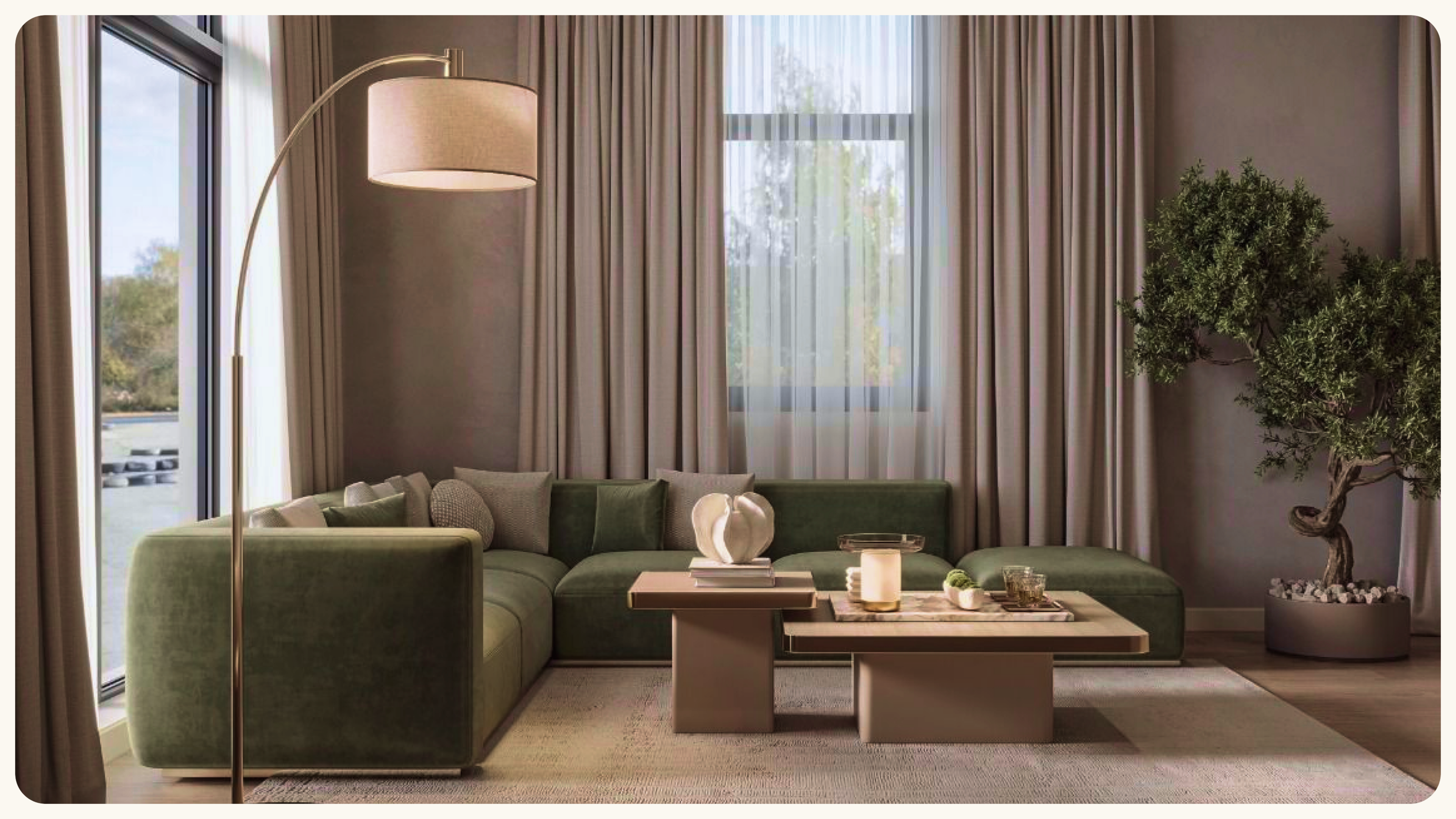 Landing page for interior design studio | UI/UX Design — Изображение №3 — Интерфейсы на Dprofile