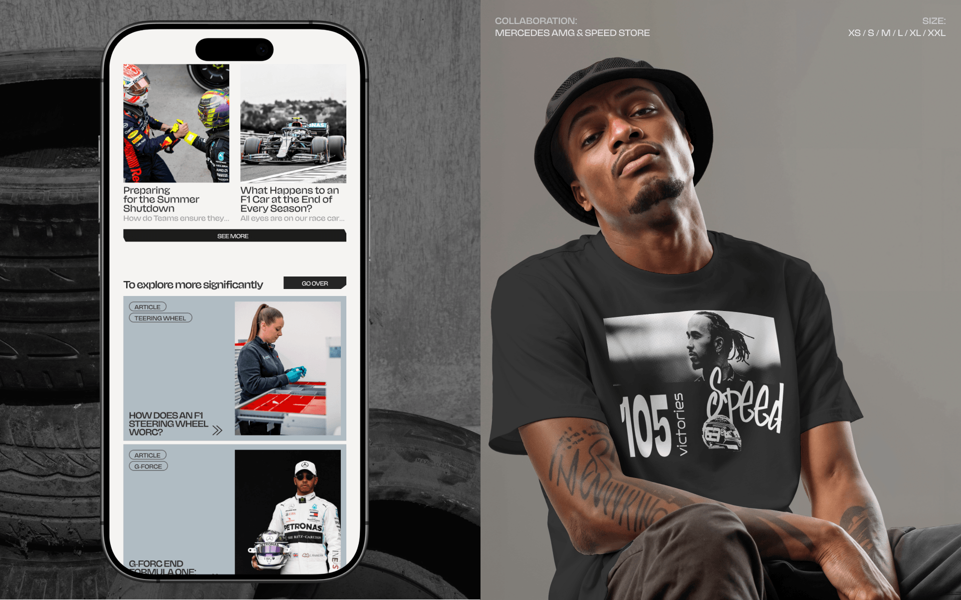 Merсedes AMG Petronas Formula one Time — Изображение №6 — Интерфейсы на Dprofile