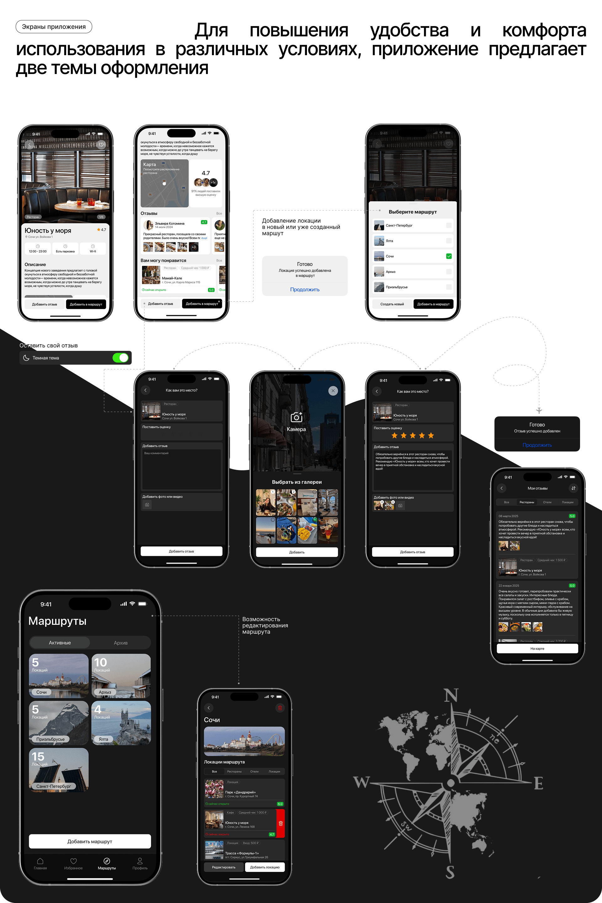 PLACE | Mobile App — Изображение №9 — Интерфейсы на Dprofile