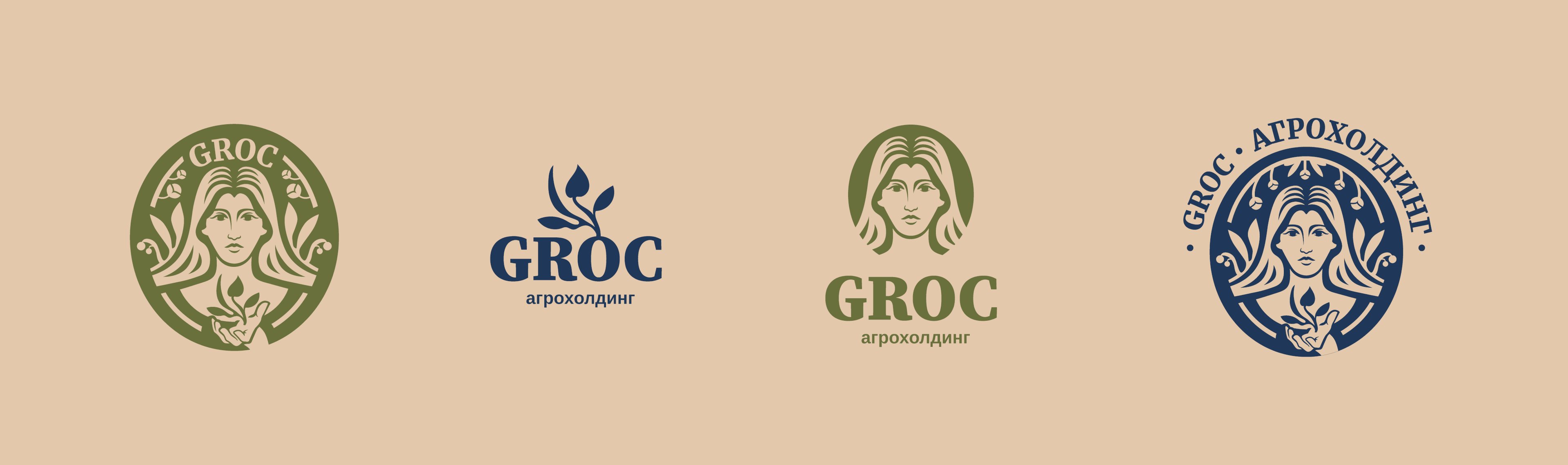 Groc | логотип для агрохолдинга — Изображение №5 — Брендинг на Dprofile