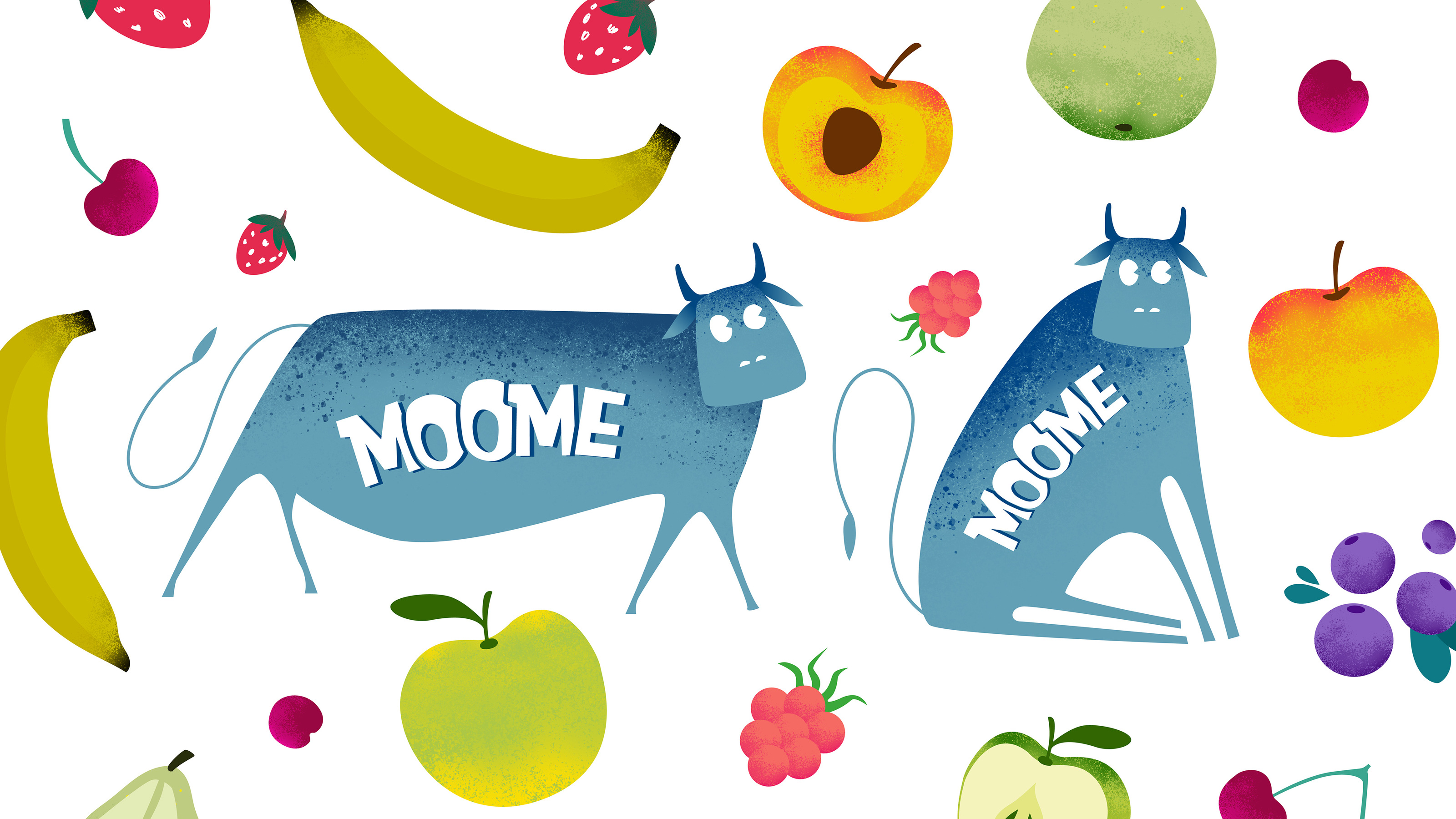 Moome | бренд детского питания — Изображение №5 — Брендинг, Иллюстрация на Dprofile