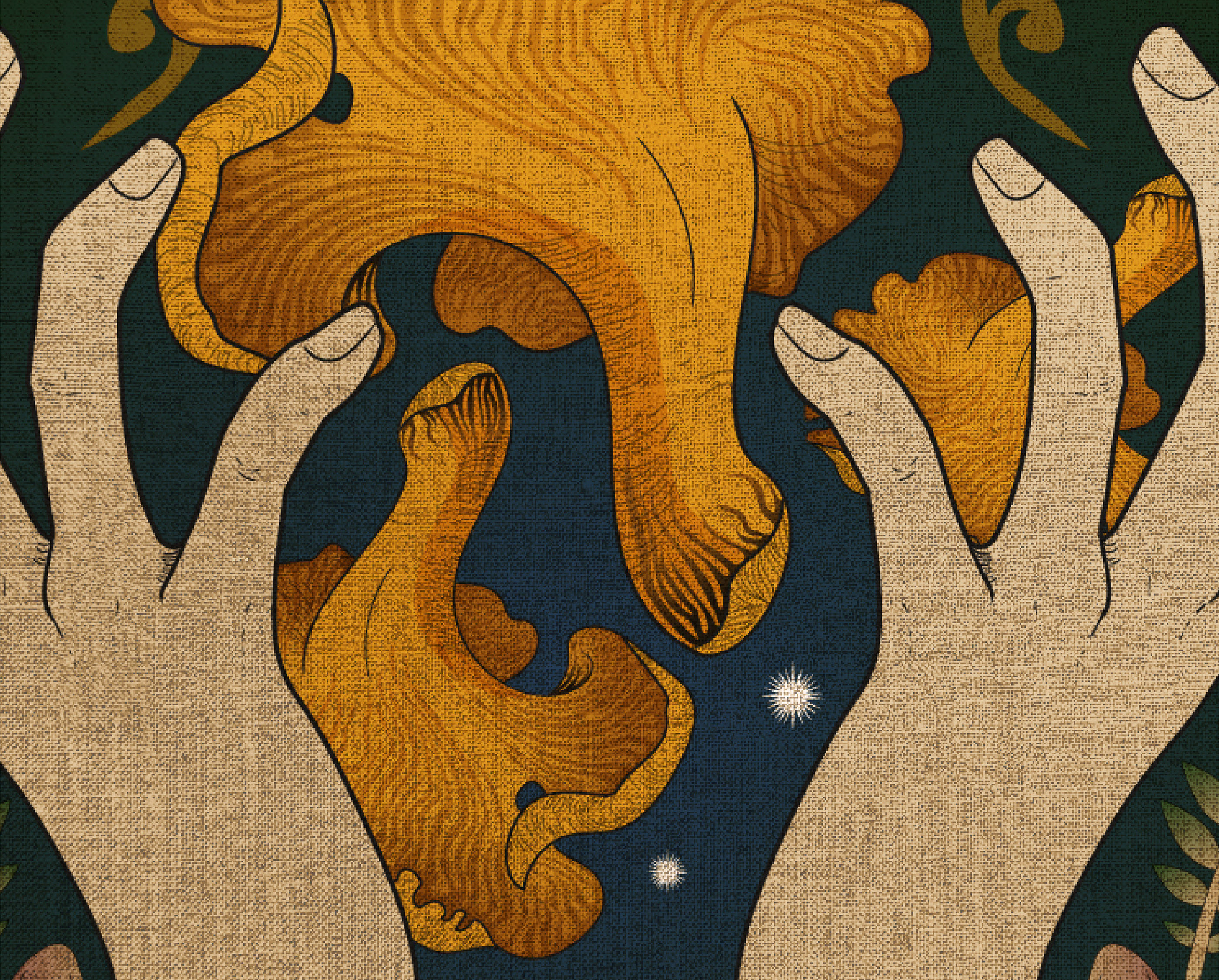 Серия иллюстраций FOREST ATMOSPHERE — Изображение №2 — Иллюстрация на Dprofile