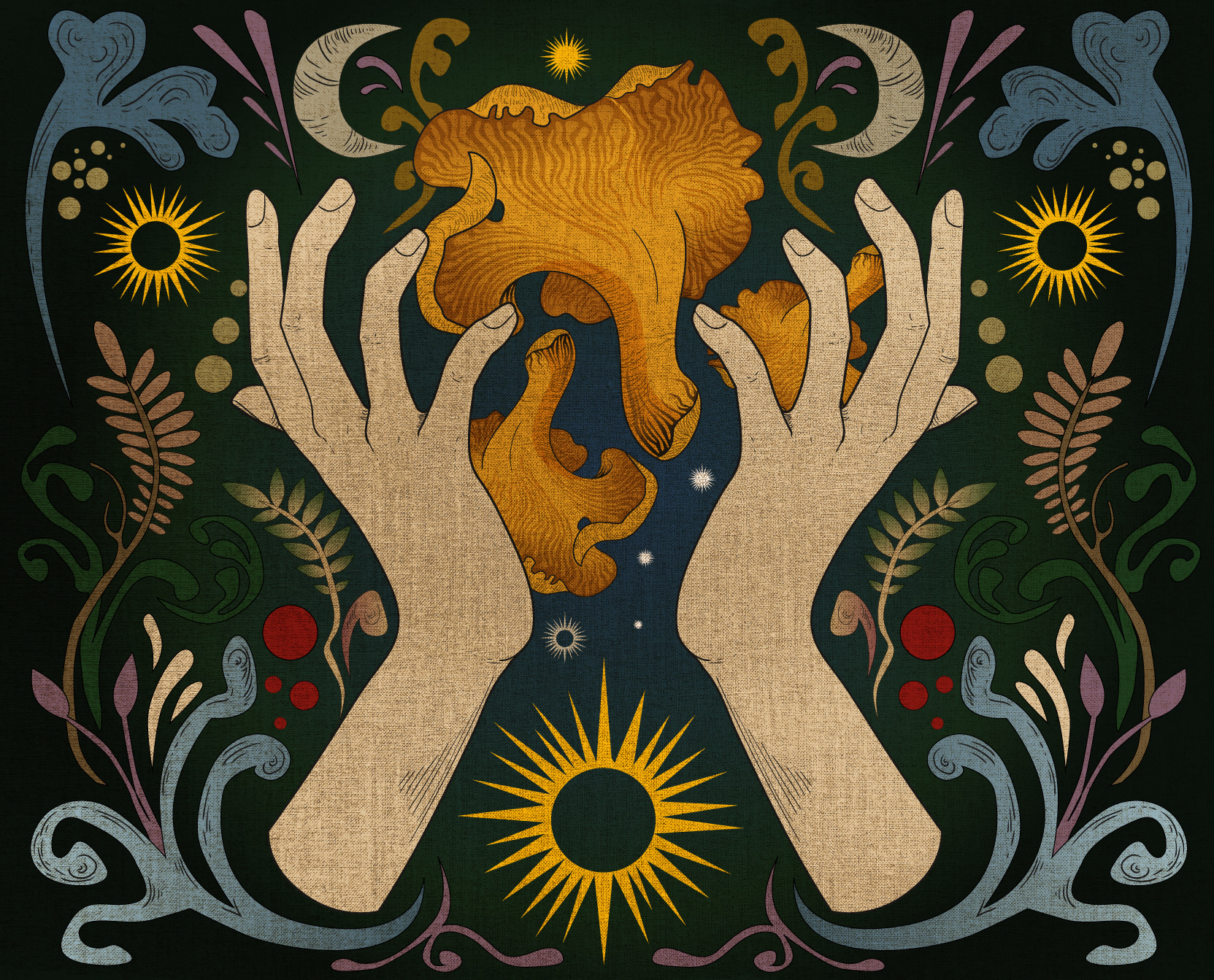 Серия иллюстраций FOREST ATMOSPHERE — Изображение №1 — Иллюстрация на Dprofile