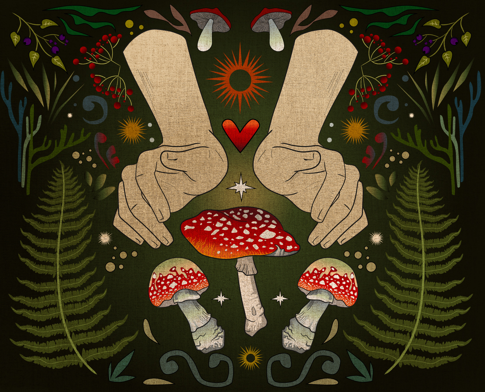 Серия иллюстраций FOREST ATMOSPHERE — Изображение №5 — Иллюстрация на Dprofile