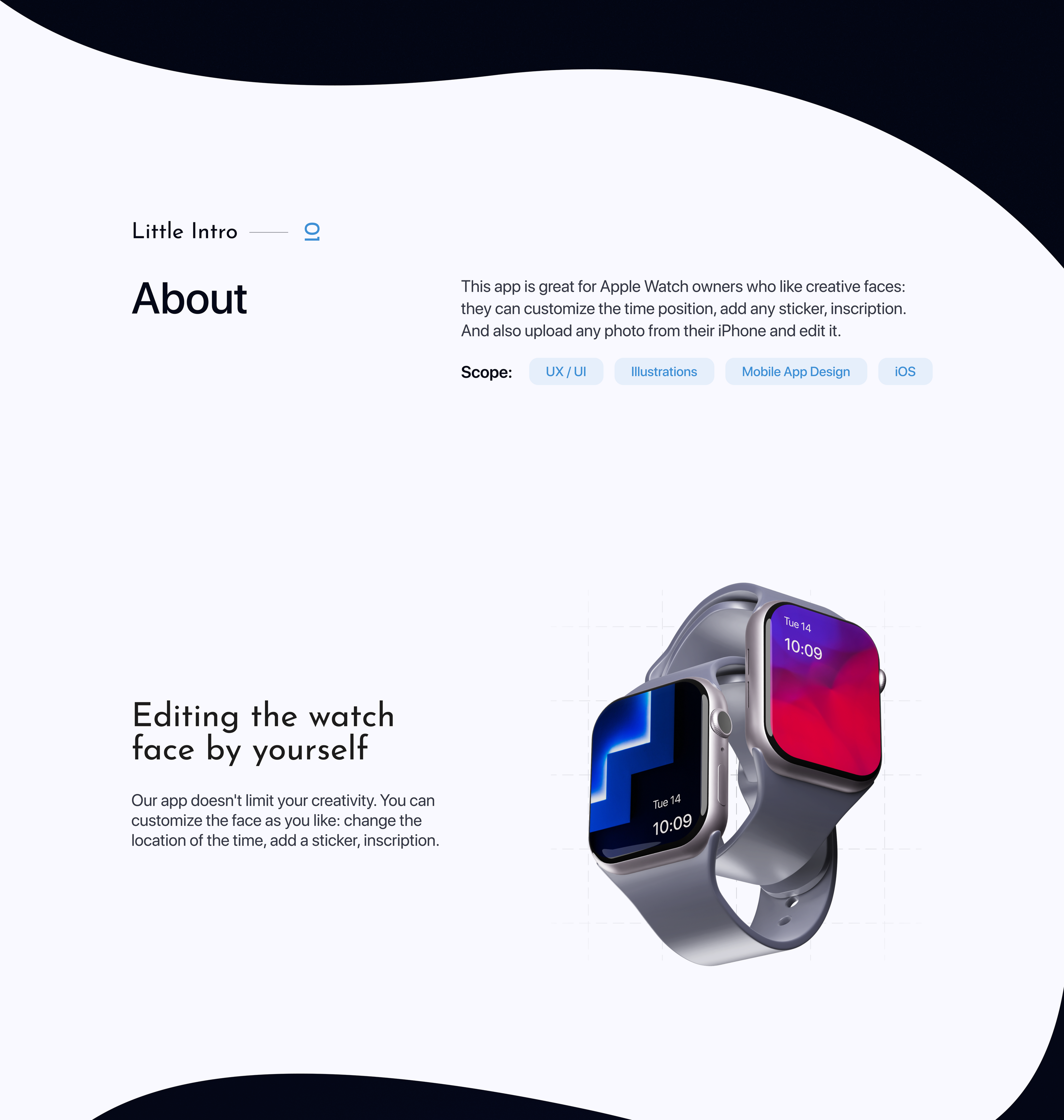 Awatch - Циферблаты для часов Apple — Изображение №1 — Интерфейсы на Dprofile