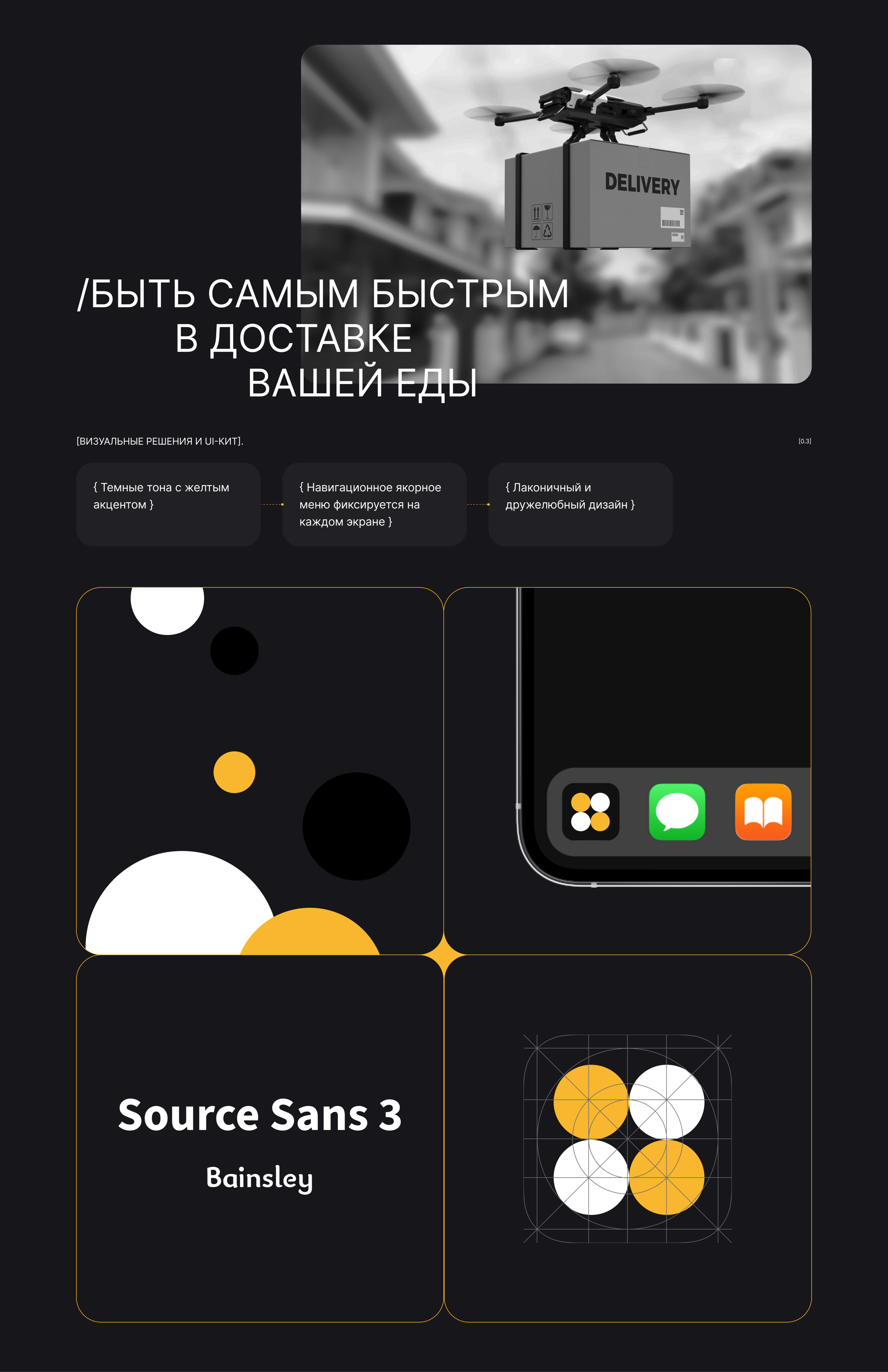 HiFly: Доставка еды с помощью дронов — Изображение №3 — Интерфейсы, Брендинг на Dprofile