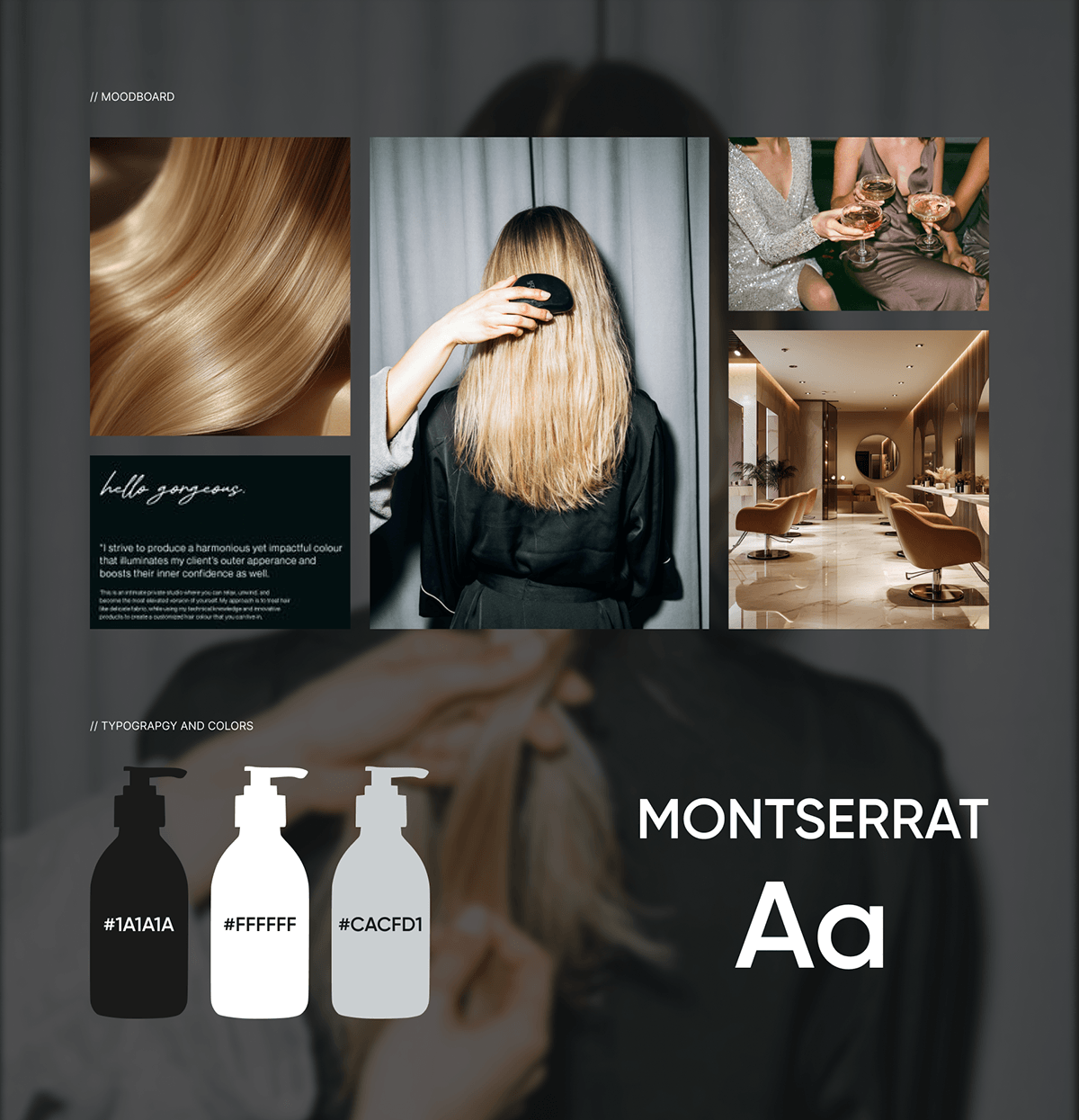 Landing page for a hairstylist — Изображение №4 — Интерфейсы на Dprofile