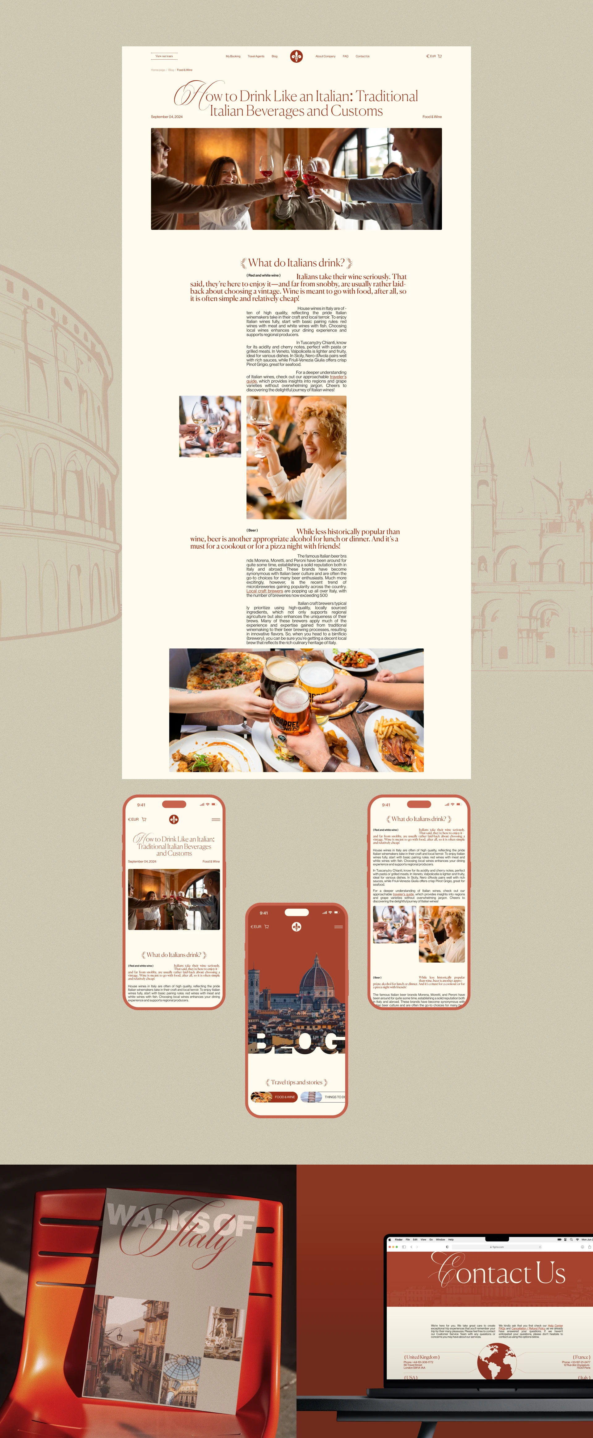 Walks of Italy | Corporate Website — Изображение №9 — Интерфейсы на Dprofile