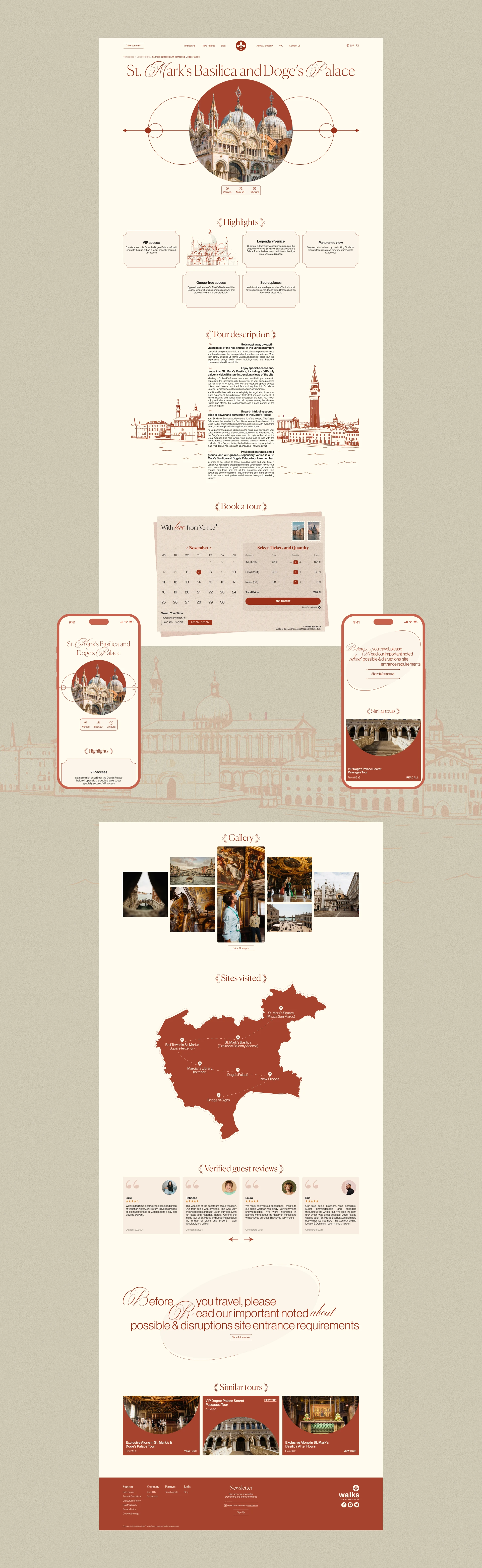 Walks of Italy | Corporate Website — Изображение №5 — Интерфейсы на Dprofile