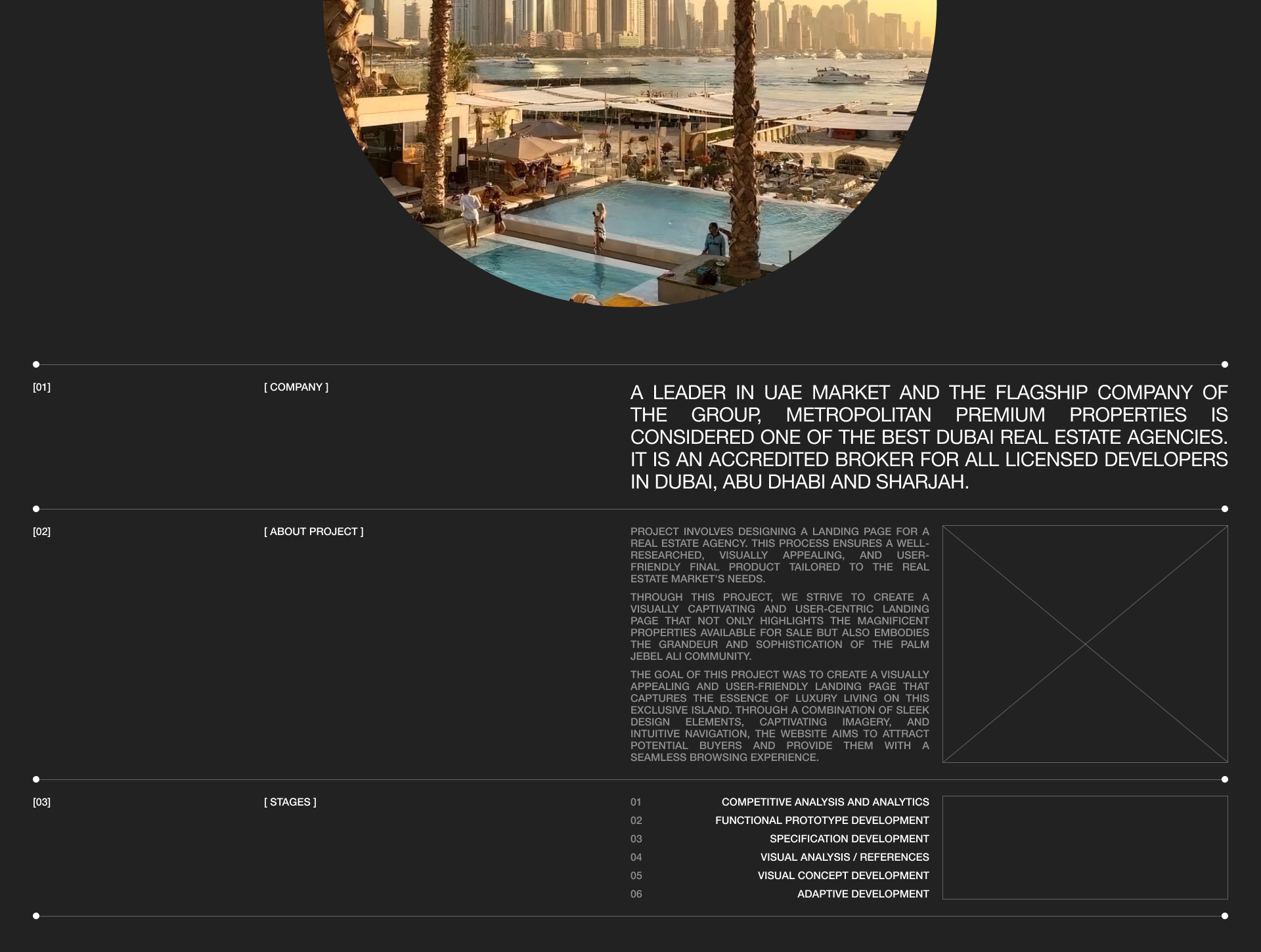 Metropolitan Premium Properties | Landing | Redesign — Изображение №2 — Интерфейсы на Dprofile