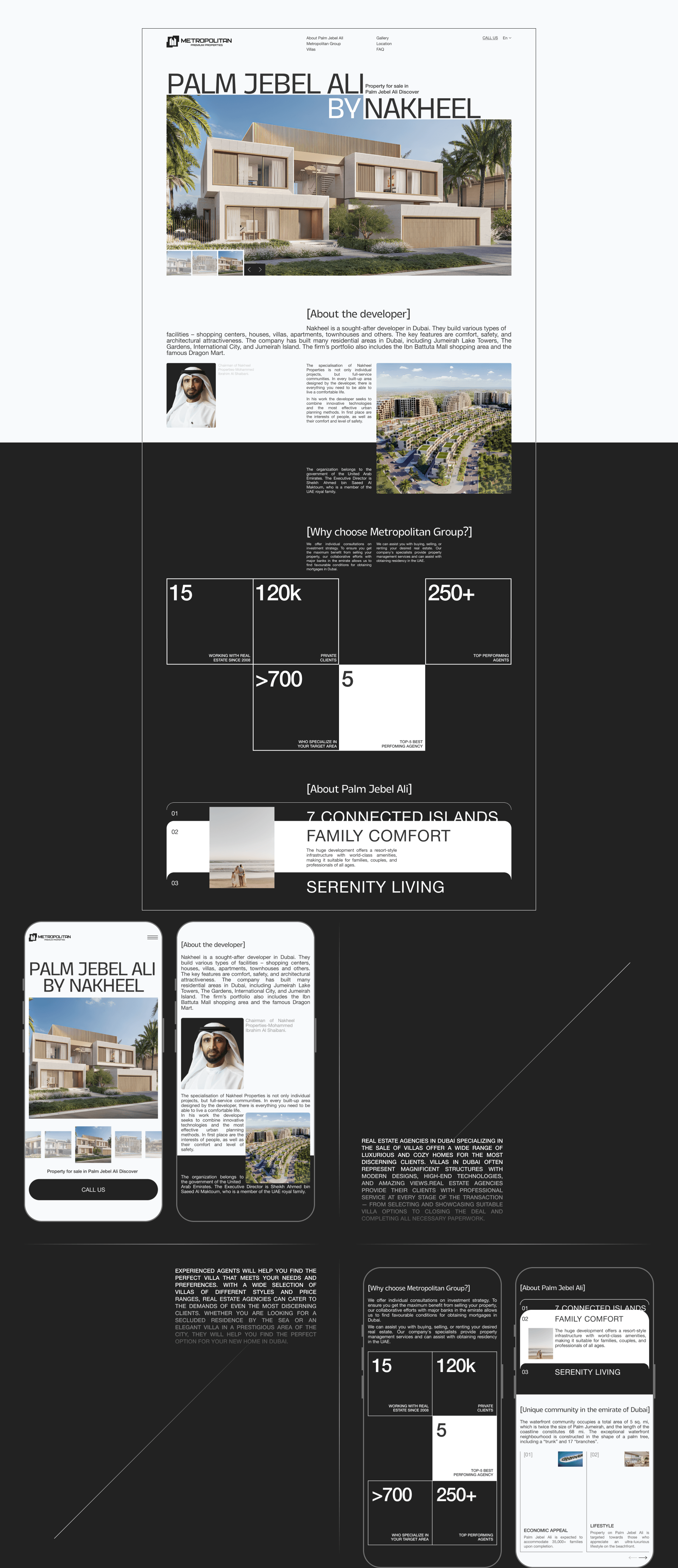 Metropolitan Premium Properties | Landing | Redesign — Изображение №3 — Интерфейсы на Dprofile