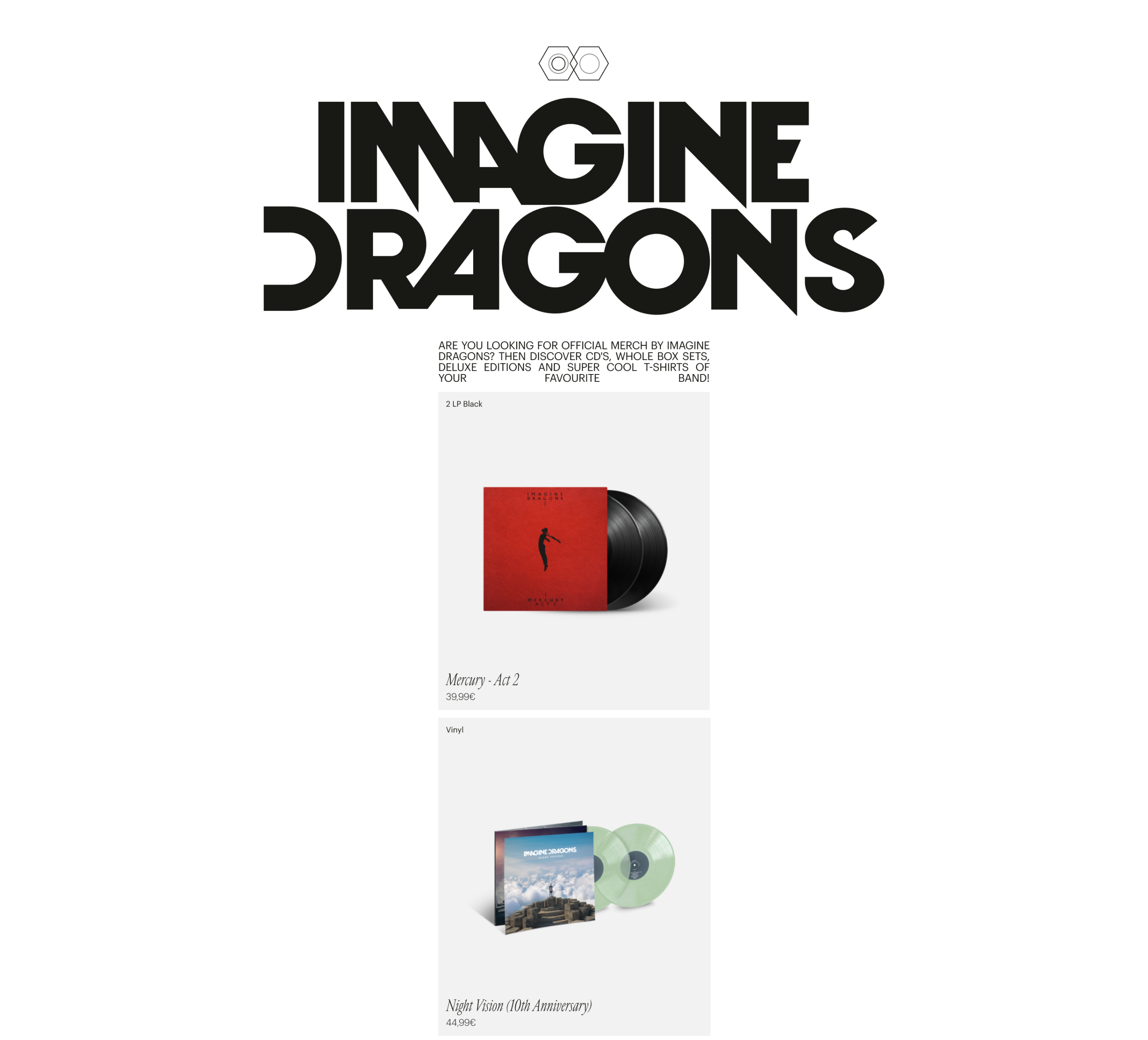 Imagine Dragons | Mercury World Tour — Изображение №12 — Интерфейсы, Графика на Dprofile