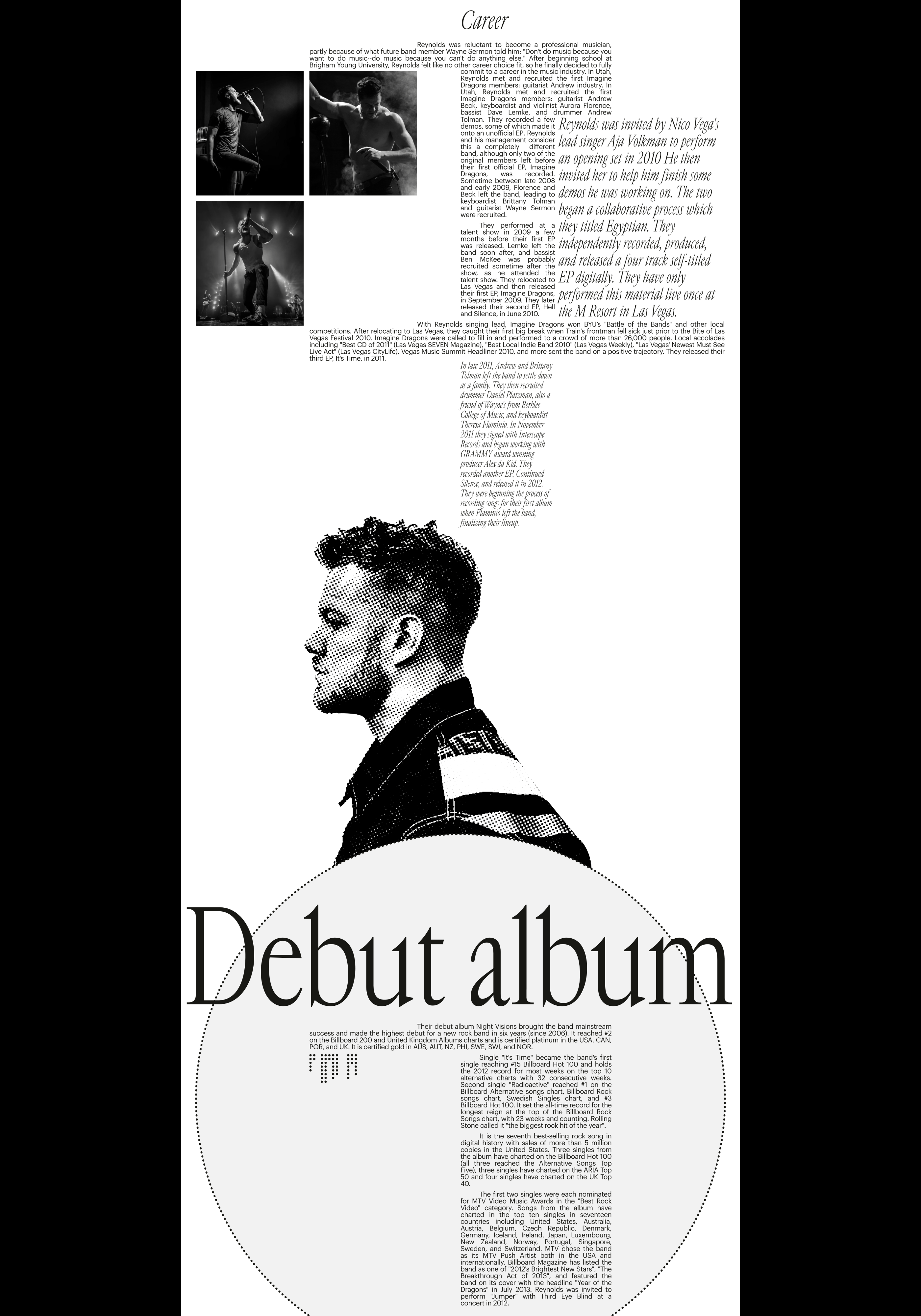 Imagine Dragons | Mercury World Tour — Изображение №8 — Интерфейсы, Графика на Dprofile