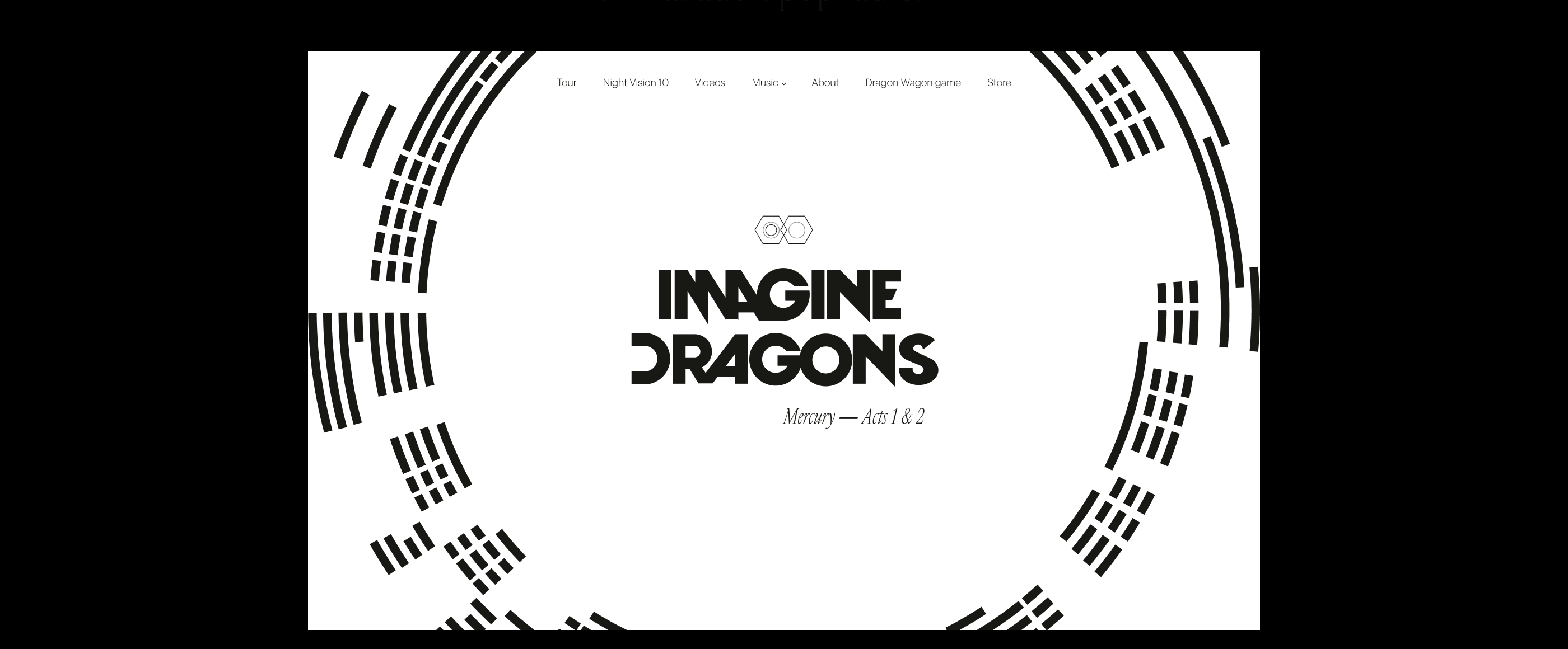 Imagine Dragons | Mercury World Tour — Изображение №3 — Интерфейсы, Графика на Dprofile