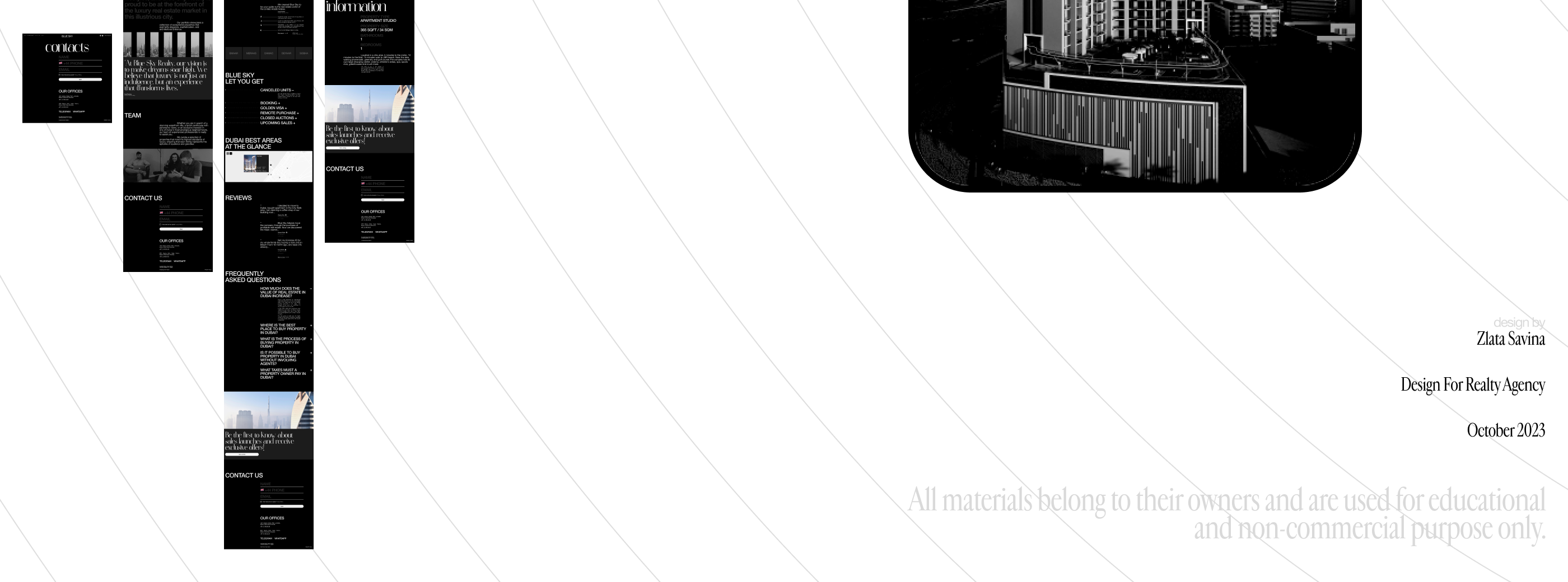 Blue Sky Realty | Web Design — Изображение №11 — Интерфейсы, Графика на Dprofile
